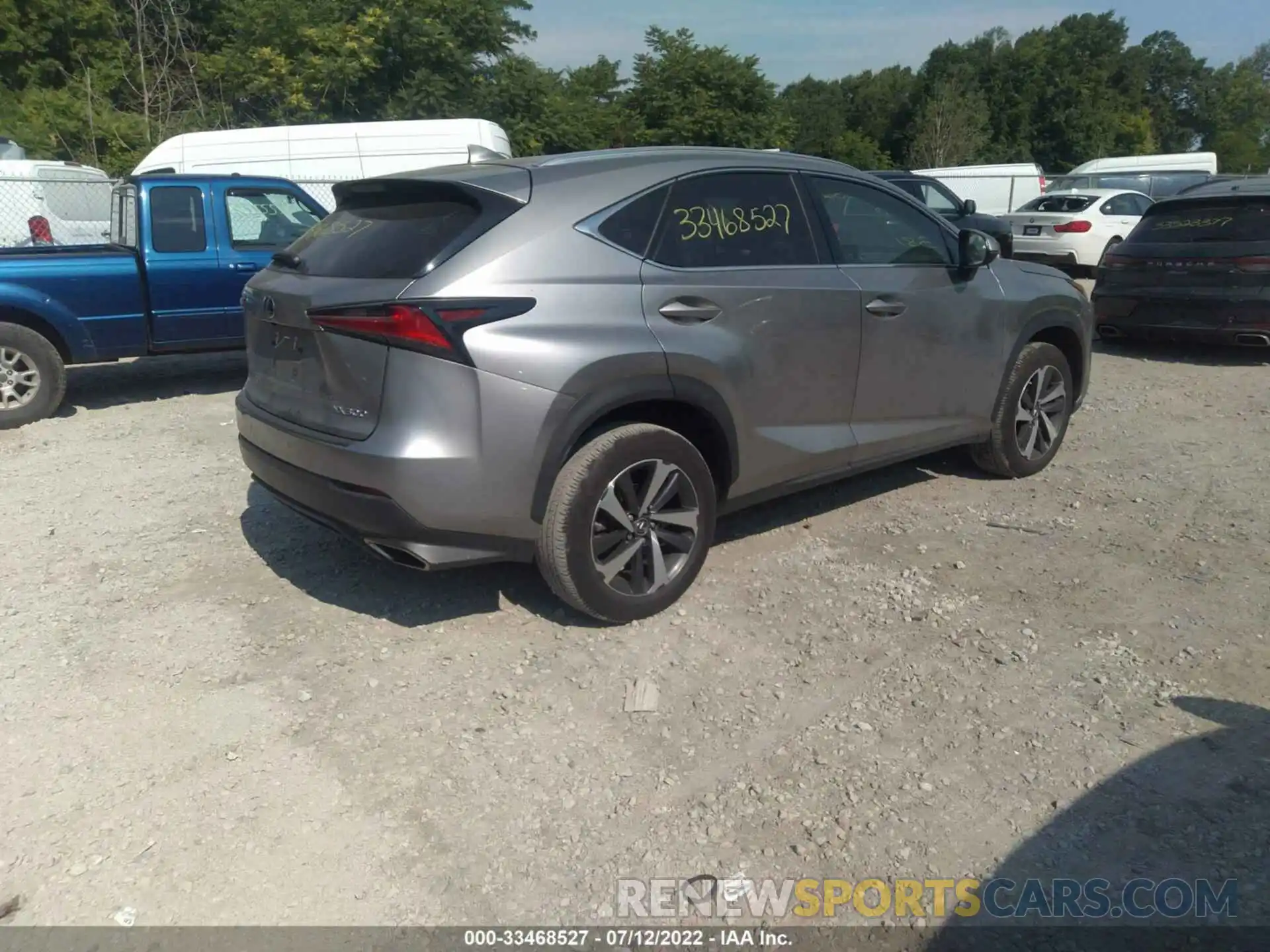 4 Фотография поврежденного автомобиля JTJGARDZ0L2223010 LEXUS NX 2020