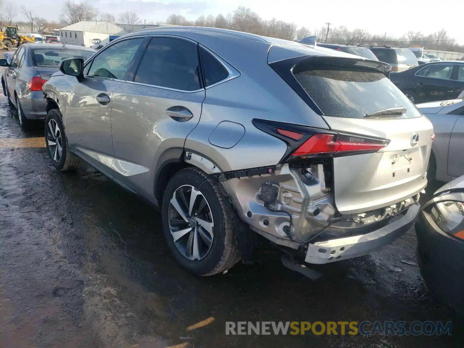 3 Фотография поврежденного автомобиля JTJGARDZ0L2223671 LEXUS NX 2020