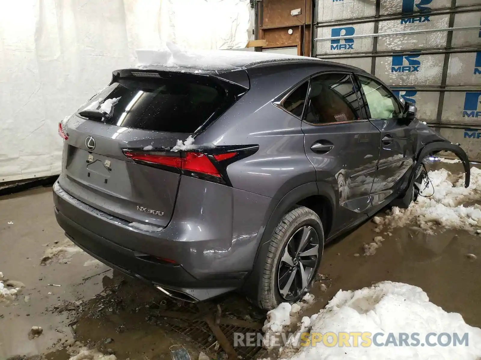 4 Фотография поврежденного автомобиля JTJGARDZ0L5004403 LEXUS NX 2020