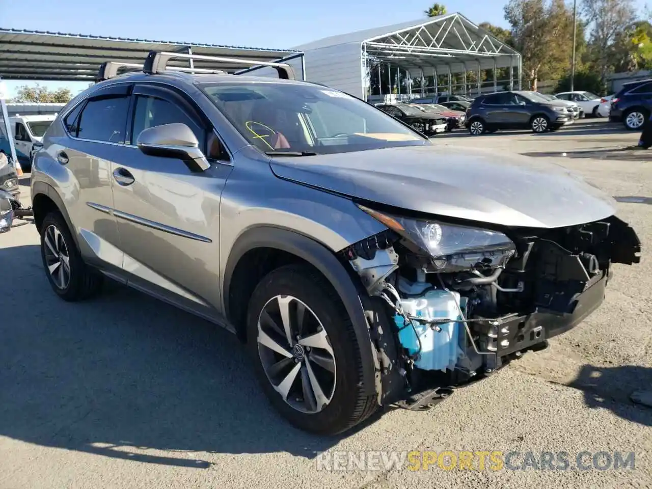 1 Photograph of a damaged car JTJGARDZ0L5012128 LEXUS NX 2020