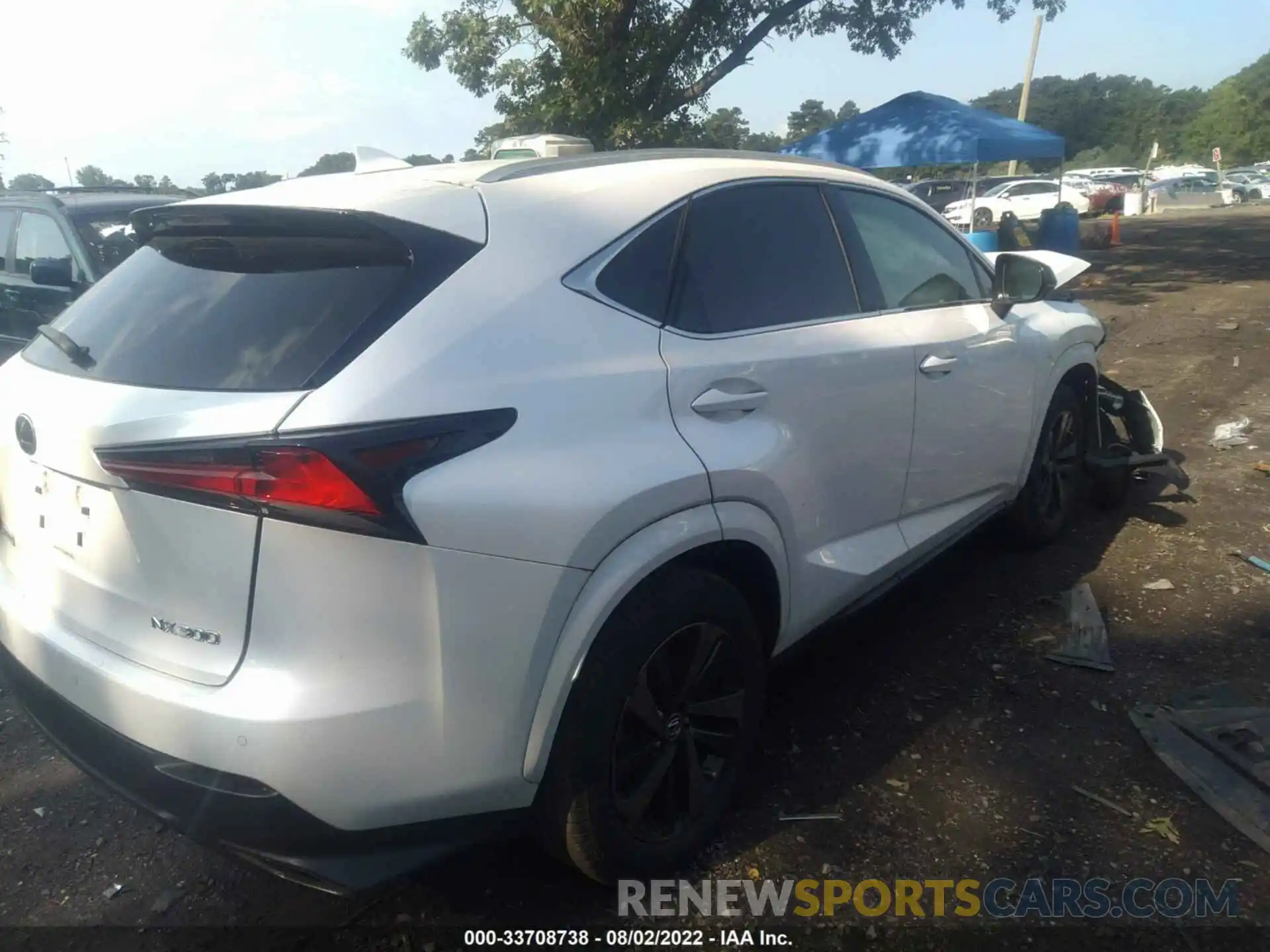 4 Фотография поврежденного автомобиля JTJGARDZ1L2227048 LEXUS NX 2020