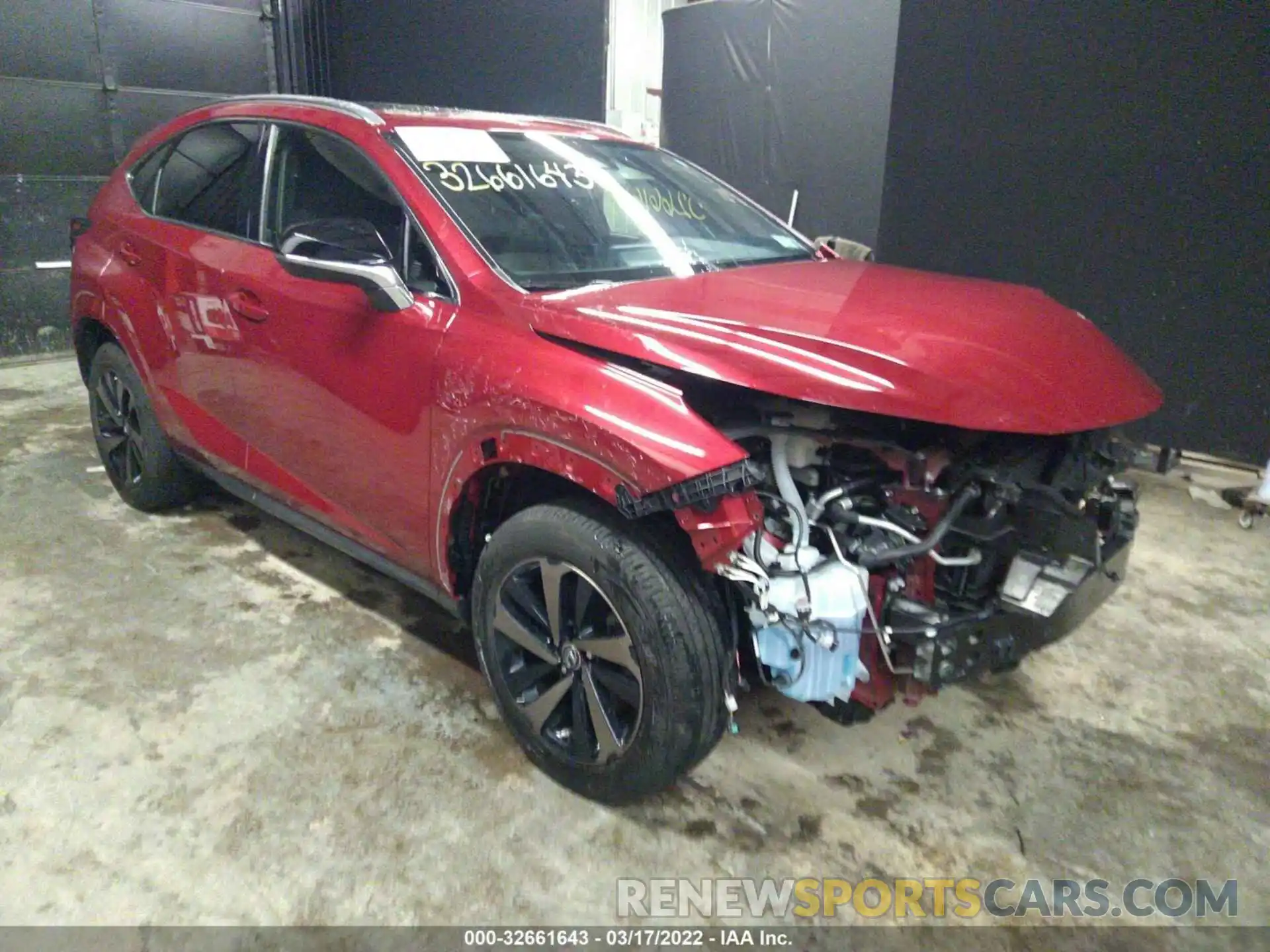 1 Photograph of a damaged car JTJGARDZ1L2227907 LEXUS NX 2020