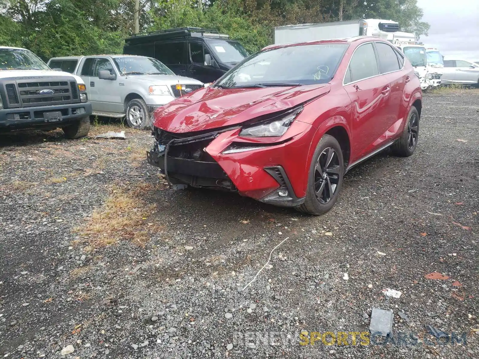 2 Фотография поврежденного автомобиля JTJGARDZ1L2229270 LEXUS NX 2020