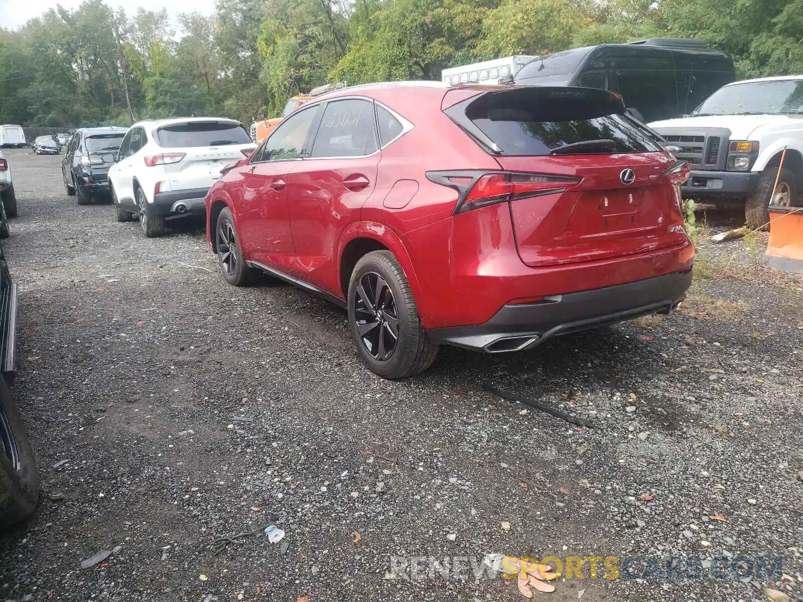 3 Фотография поврежденного автомобиля JTJGARDZ1L2229270 LEXUS NX 2020