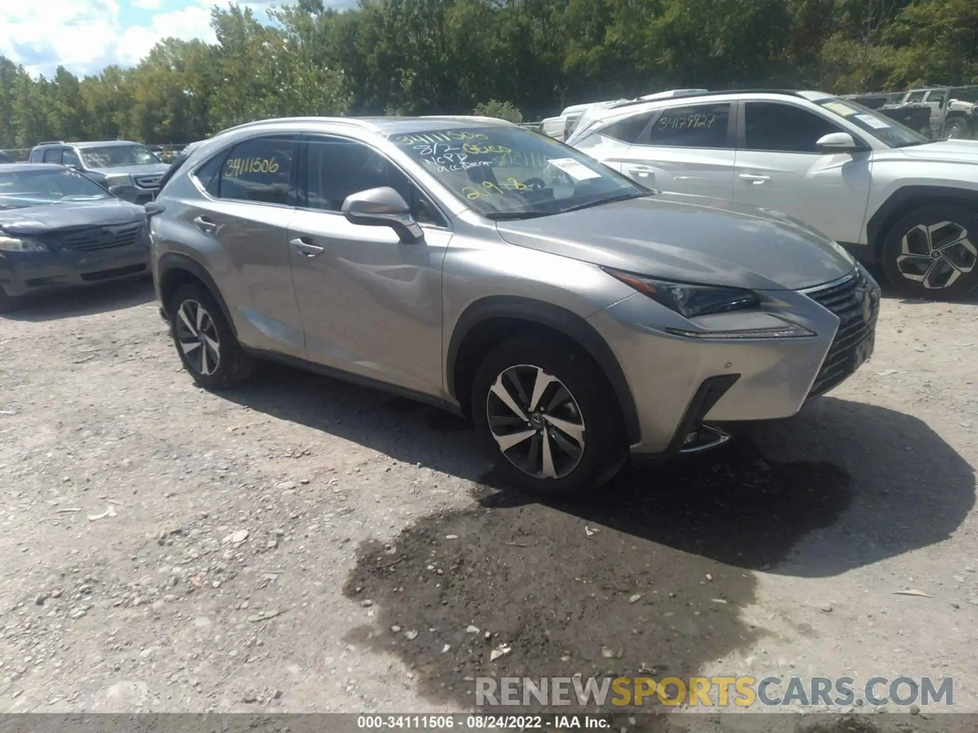 1 Photograph of a damaged car JTJGARDZ1L5007942 LEXUS NX 2020