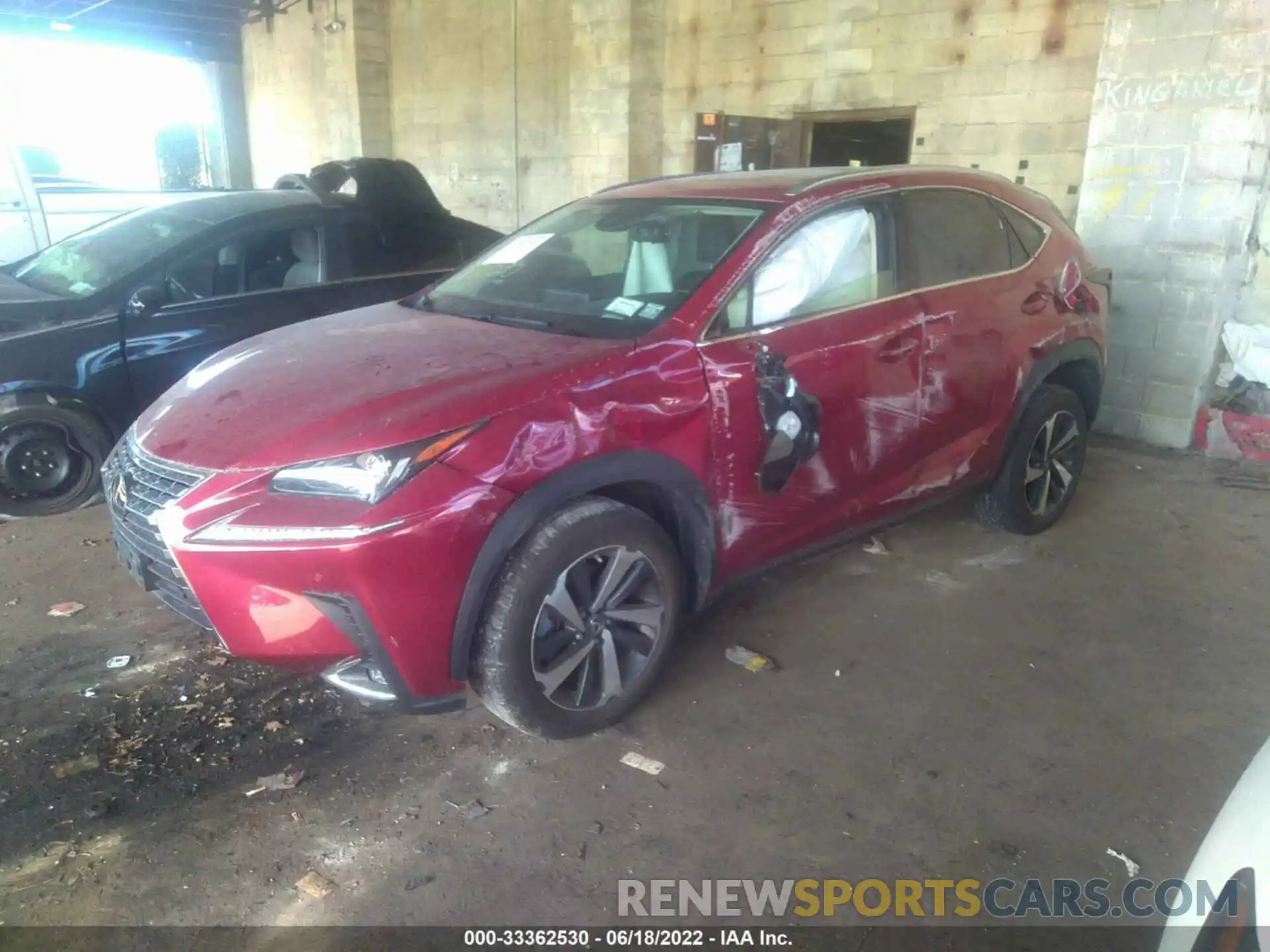 2 Фотография поврежденного автомобиля JTJGARDZ1L5011957 LEXUS NX 2020