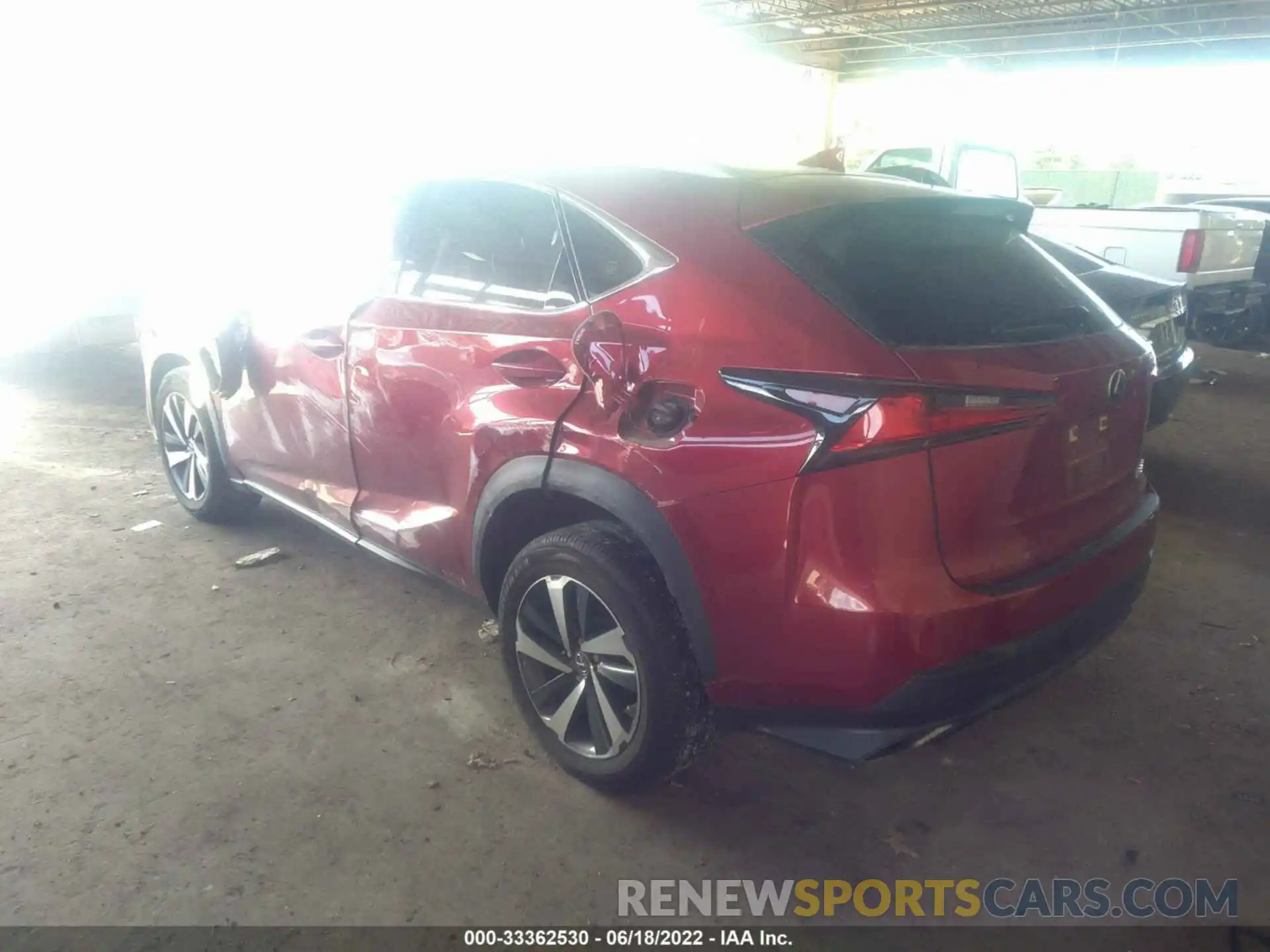 3 Фотография поврежденного автомобиля JTJGARDZ1L5011957 LEXUS NX 2020