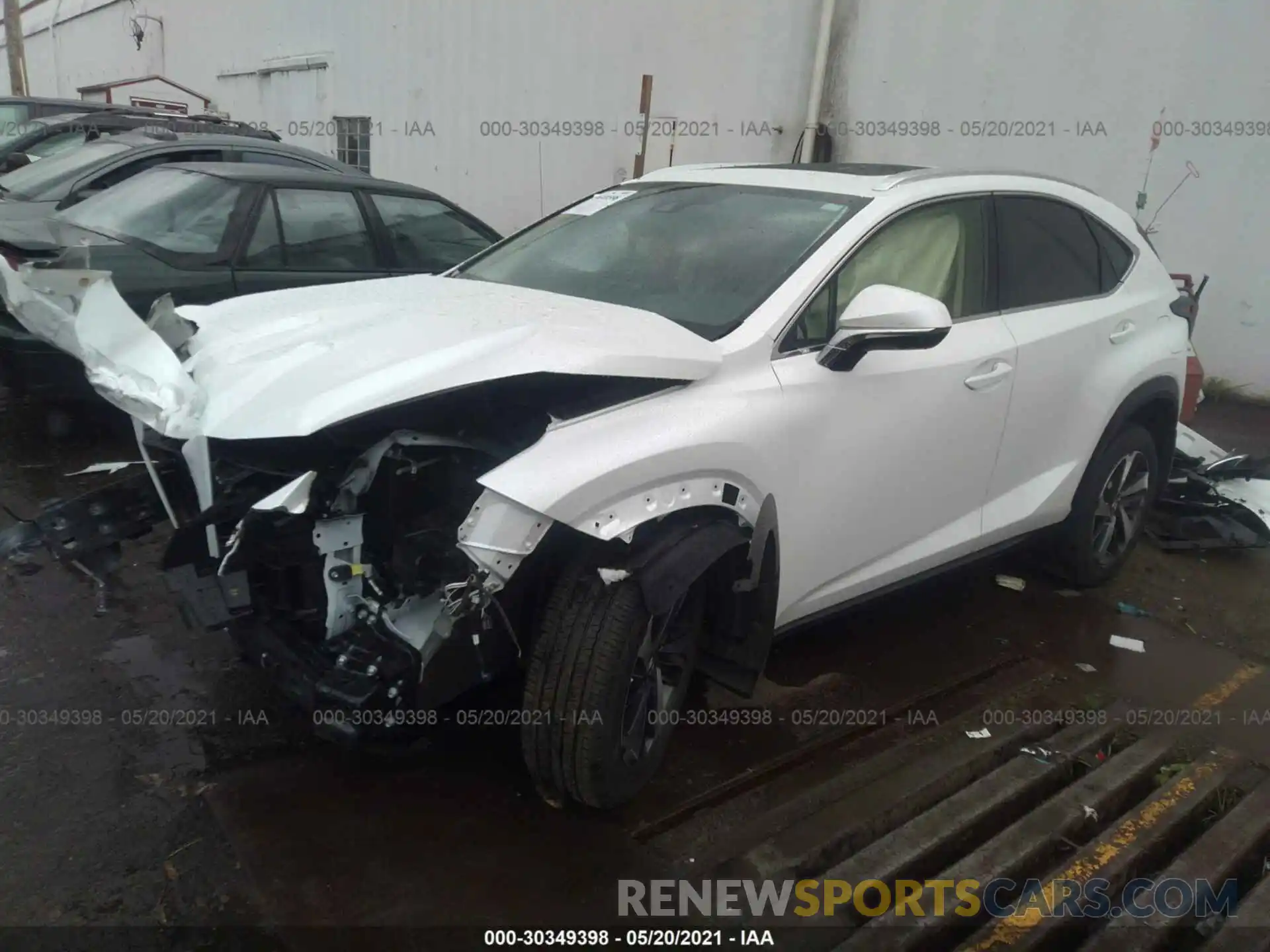 2 Photograph of a damaged car JTJGARDZ2L2218469 LEXUS NX 2020