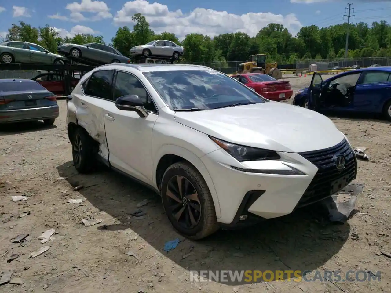 1 Photograph of a damaged car JTJGARDZ2L2227978 LEXUS NX 2020