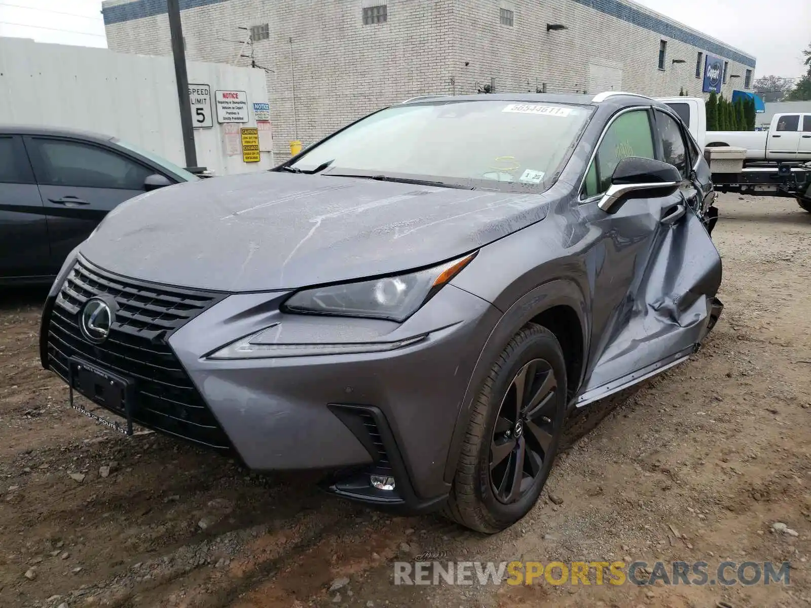 2 Фотография поврежденного автомобиля JTJGARDZ2L2228158 LEXUS NX 2020