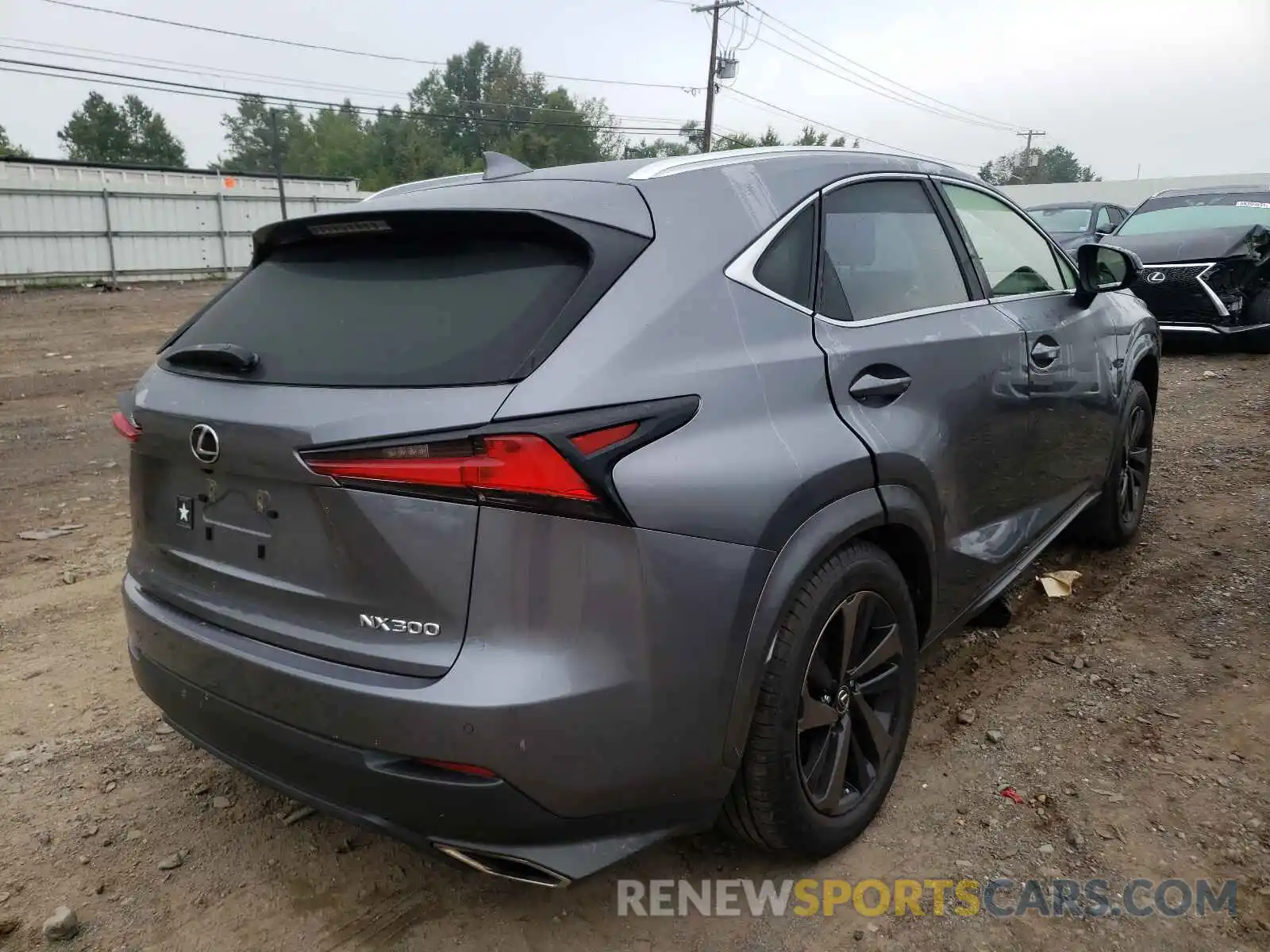 4 Фотография поврежденного автомобиля JTJGARDZ2L2228158 LEXUS NX 2020