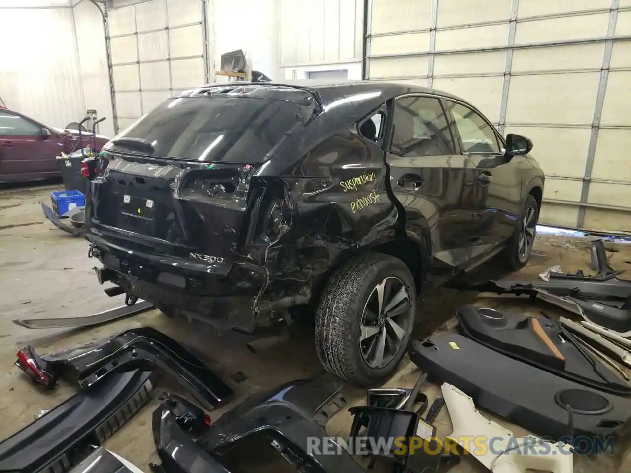 4 Photograph of a damaged car JTJGARDZ2L5004046 LEXUS NX 2020