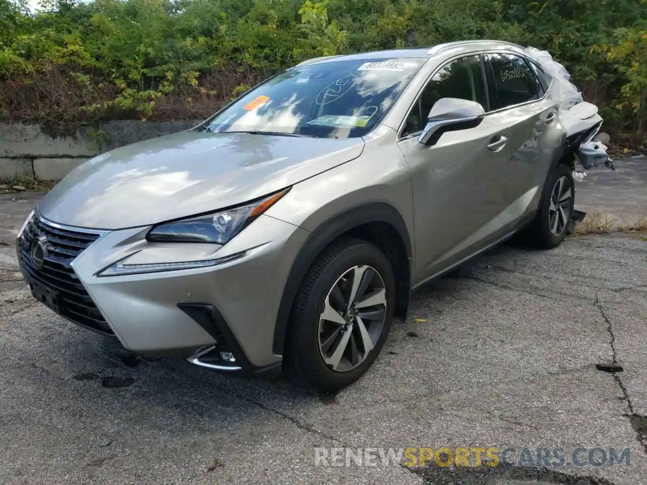 2 Photograph of a damaged car JTJGARDZ2L5007920 LEXUS NX 2020