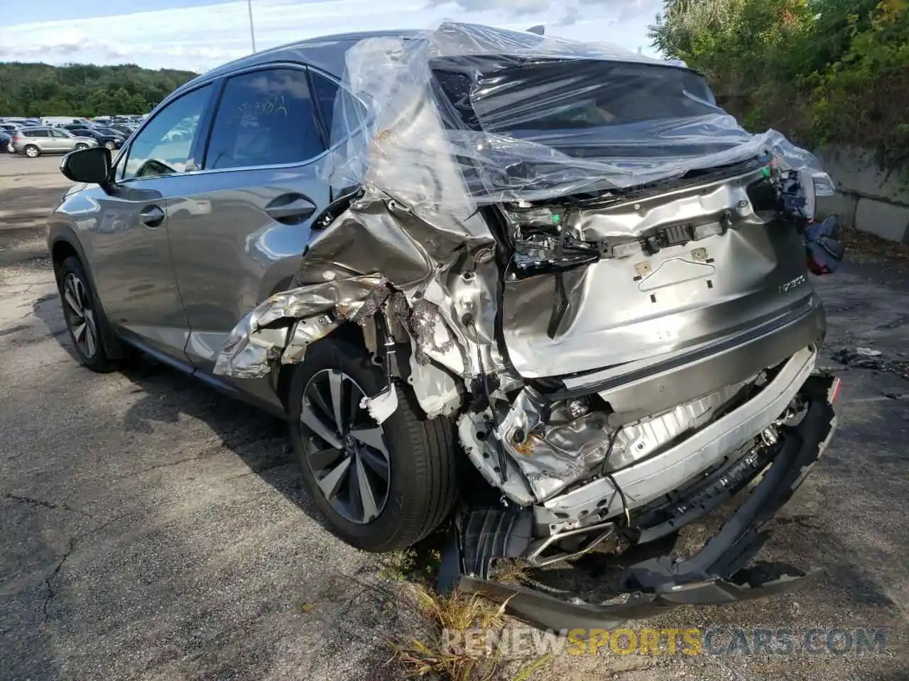 3 Photograph of a damaged car JTJGARDZ2L5007920 LEXUS NX 2020