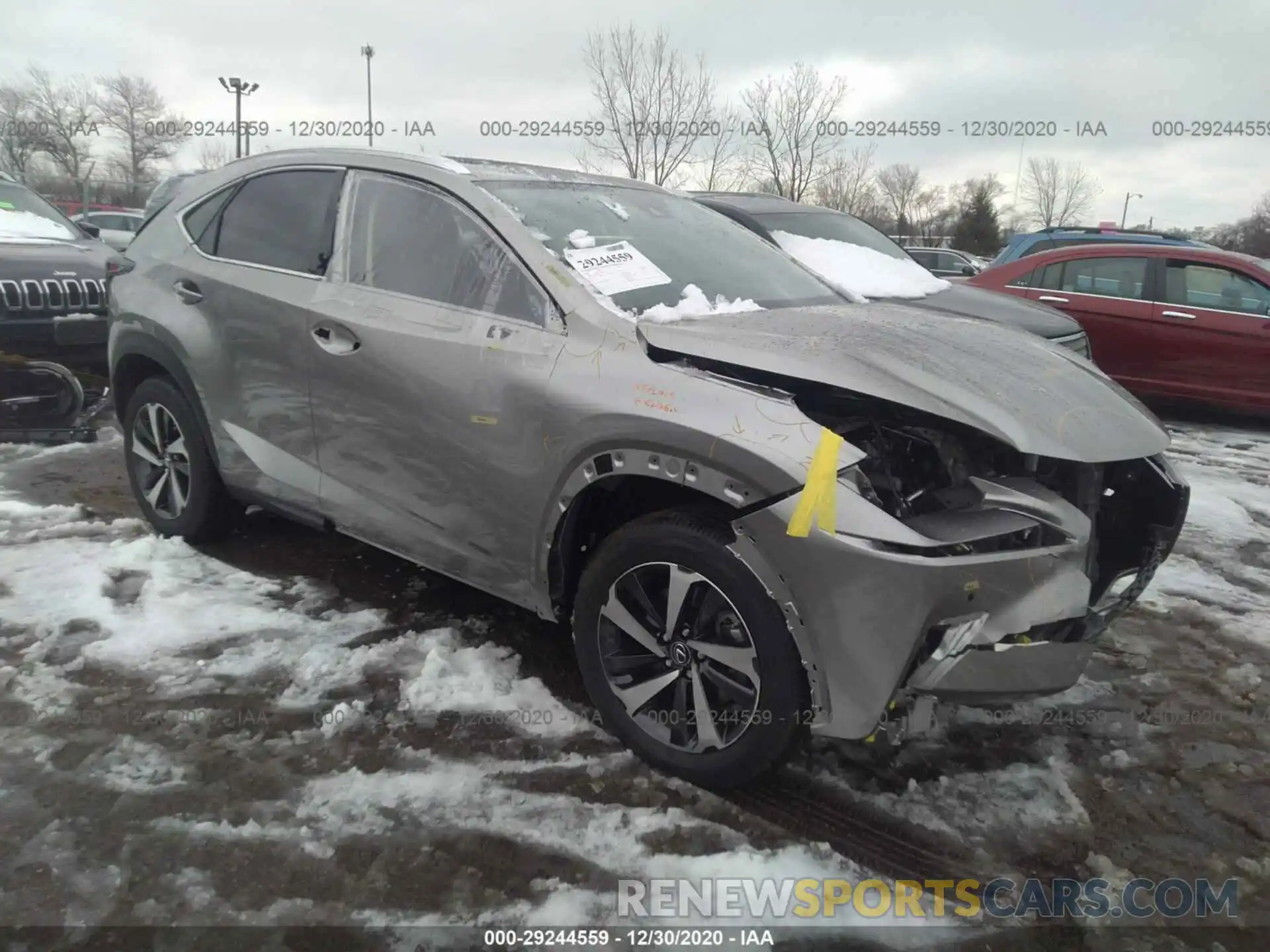 1 Photograph of a damaged car JTJGARDZ2L5008792 LEXUS NX 2020