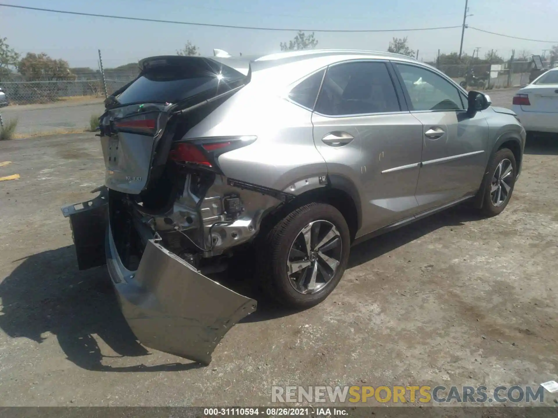 4 Photograph of a damaged car JTJGARDZ2L5009621 LEXUS NX 2020