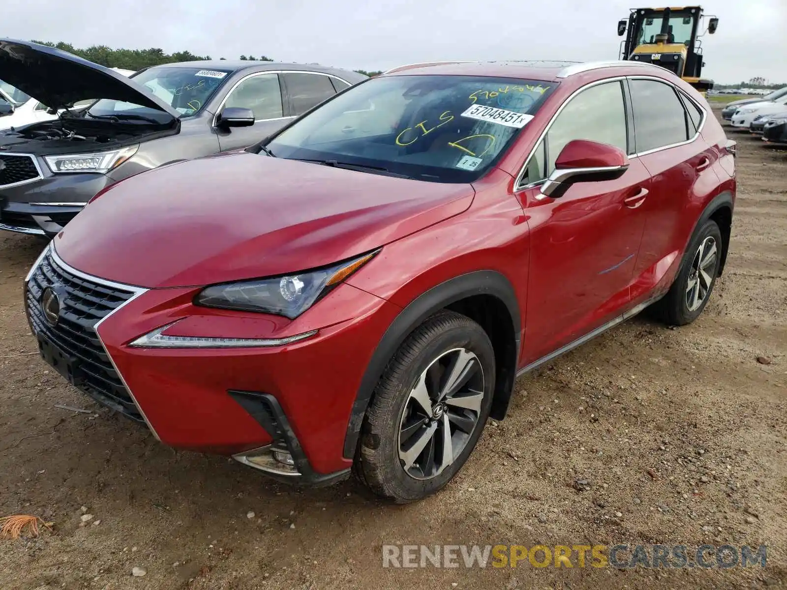 2 Фотография поврежденного автомобиля JTJGARDZ2L5018576 LEXUS NX 2020