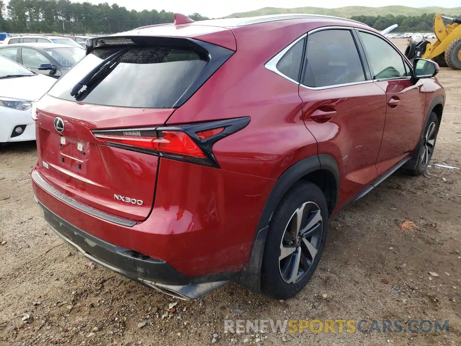 4 Фотография поврежденного автомобиля JTJGARDZ2L5018576 LEXUS NX 2020