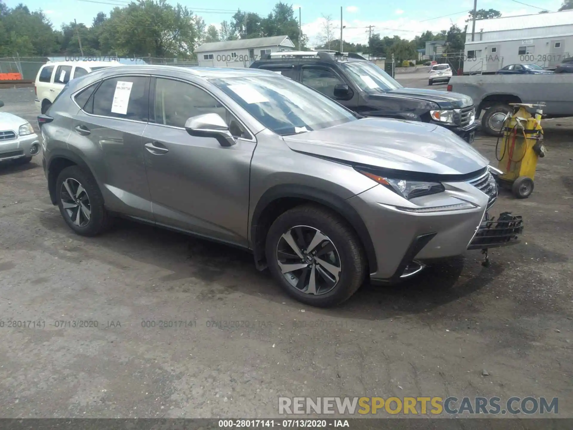 1 Photograph of a damaged car JTJGARDZ3L2221641 LEXUS NX 2020