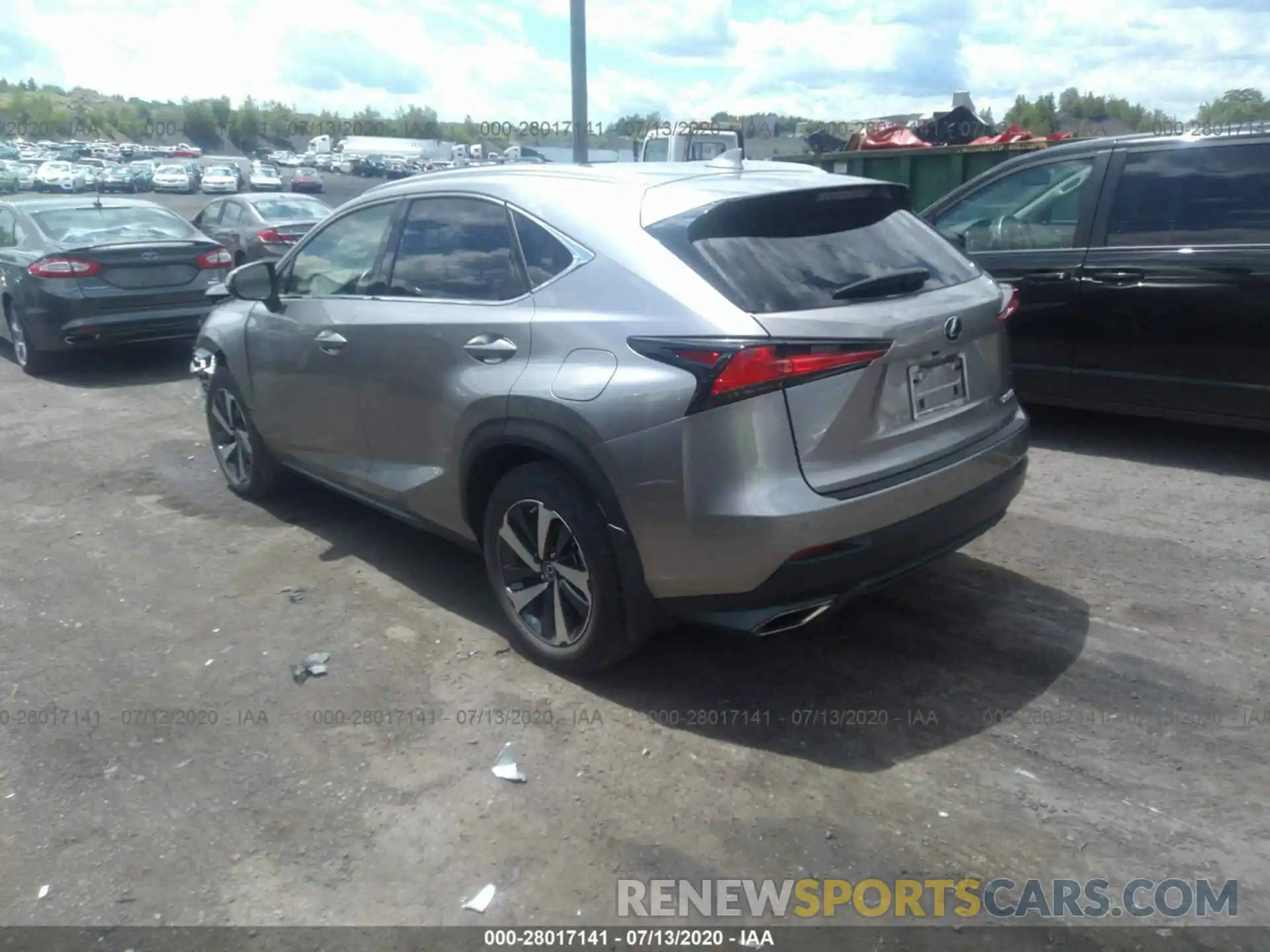 3 Фотография поврежденного автомобиля JTJGARDZ3L2221641 LEXUS NX 2020