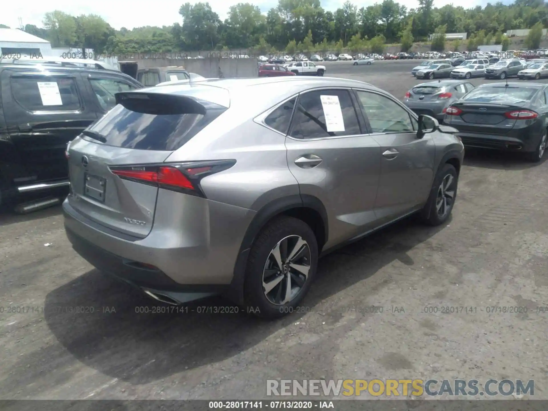 4 Фотография поврежденного автомобиля JTJGARDZ3L2221641 LEXUS NX 2020