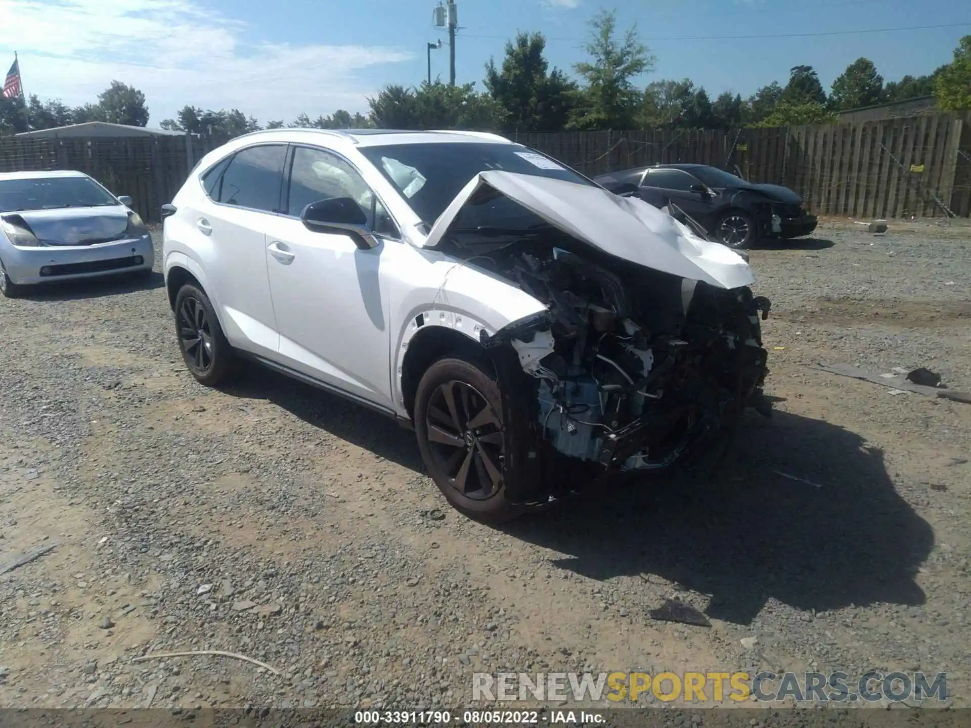 1 Photograph of a damaged car JTJGARDZ3L2229755 LEXUS NX 2020