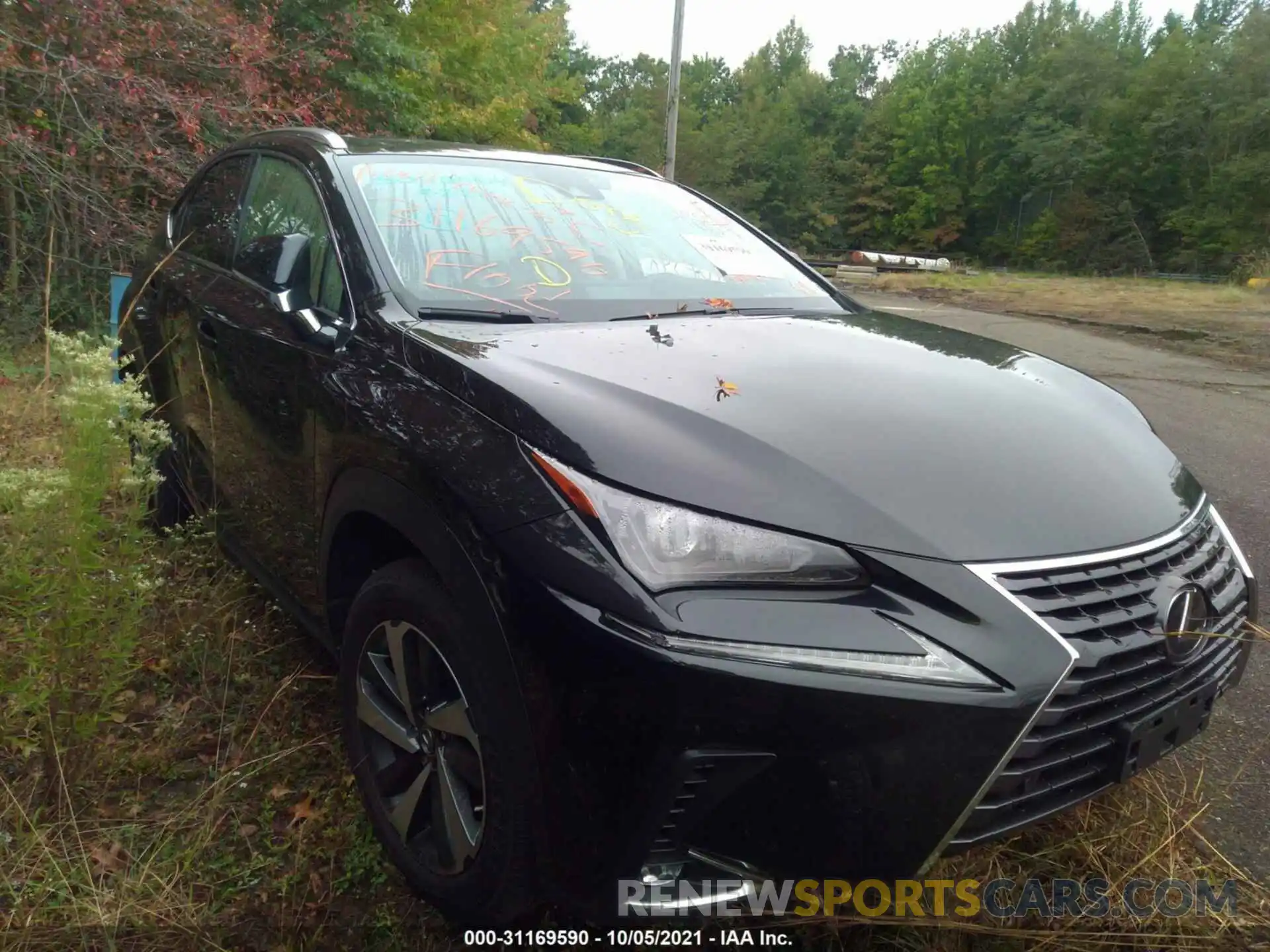 1 Photograph of a damaged car JTJGARDZ3L2232901 LEXUS NX 2020