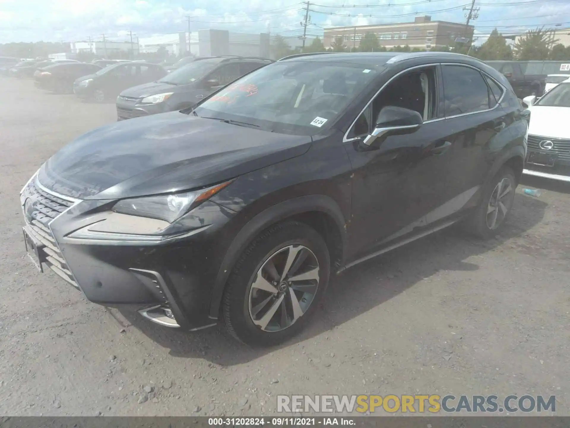 2 Фотография поврежденного автомобиля JTJGARDZ3L5000197 LEXUS NX 2020