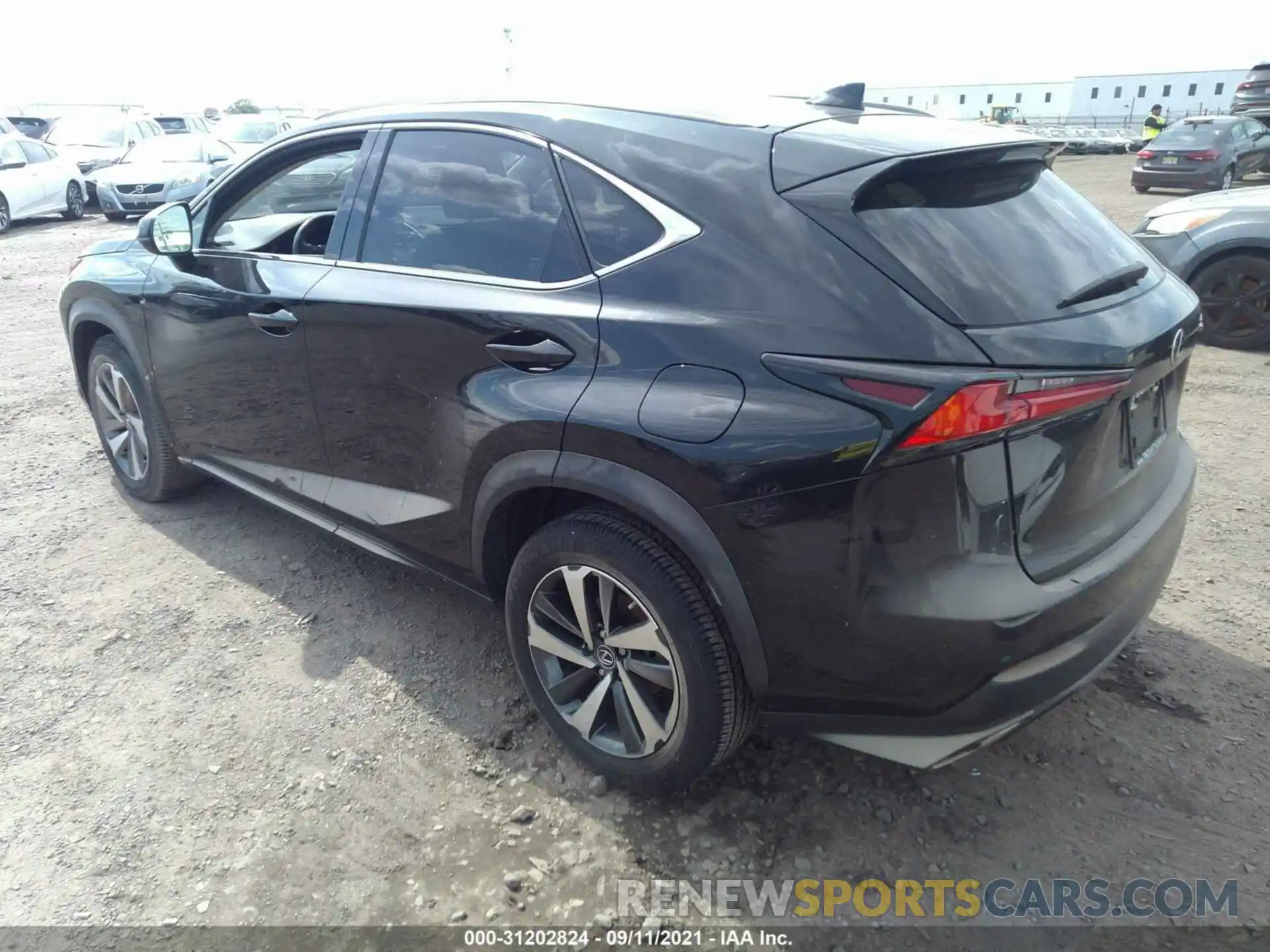 3 Фотография поврежденного автомобиля JTJGARDZ3L5000197 LEXUS NX 2020