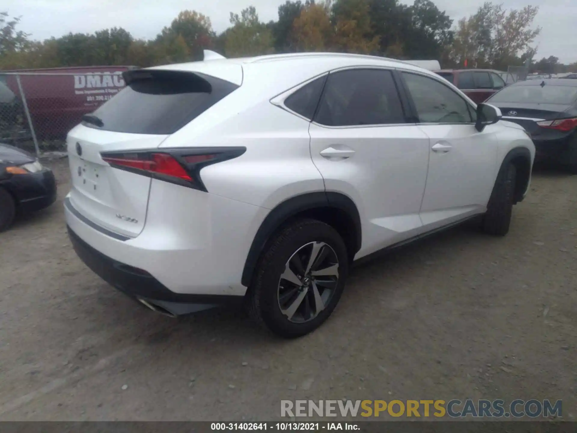 4 Фотография поврежденного автомобиля JTJGARDZ3L5002595 LEXUS NX 2020