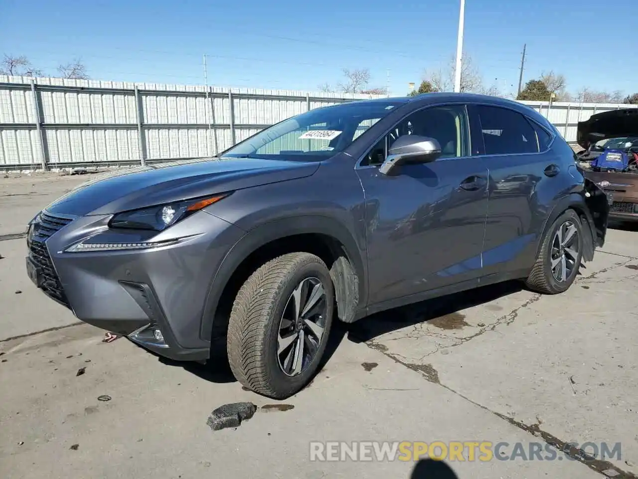 1 Photograph of a damaged car JTJGARDZ3L5011233 LEXUS NX 2020