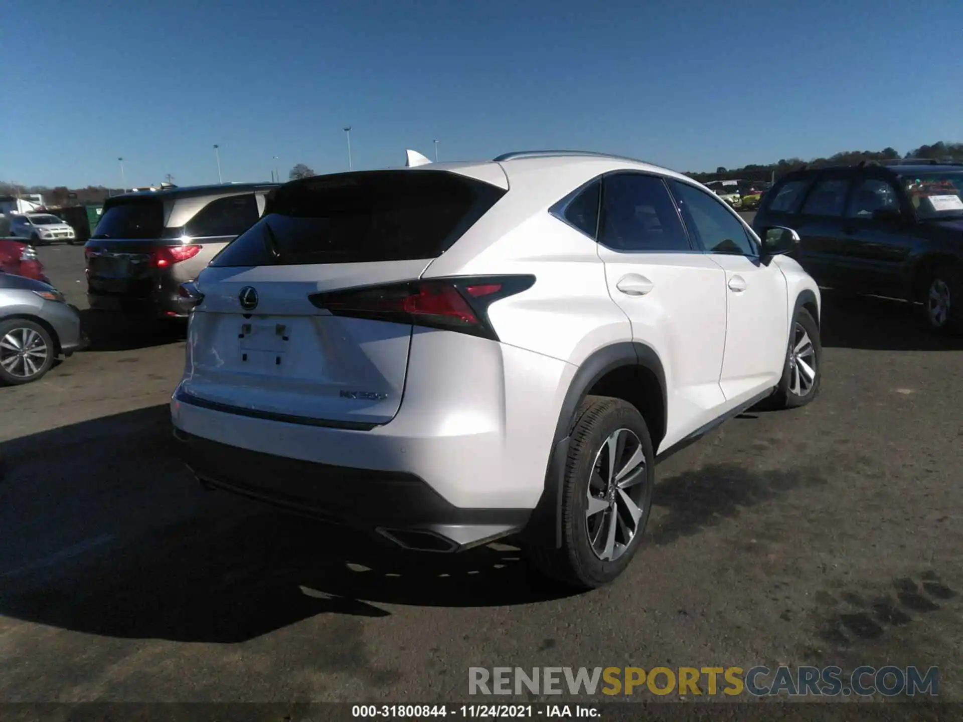 4 Фотография поврежденного автомобиля JTJGARDZ3L5014312 LEXUS NX 2020