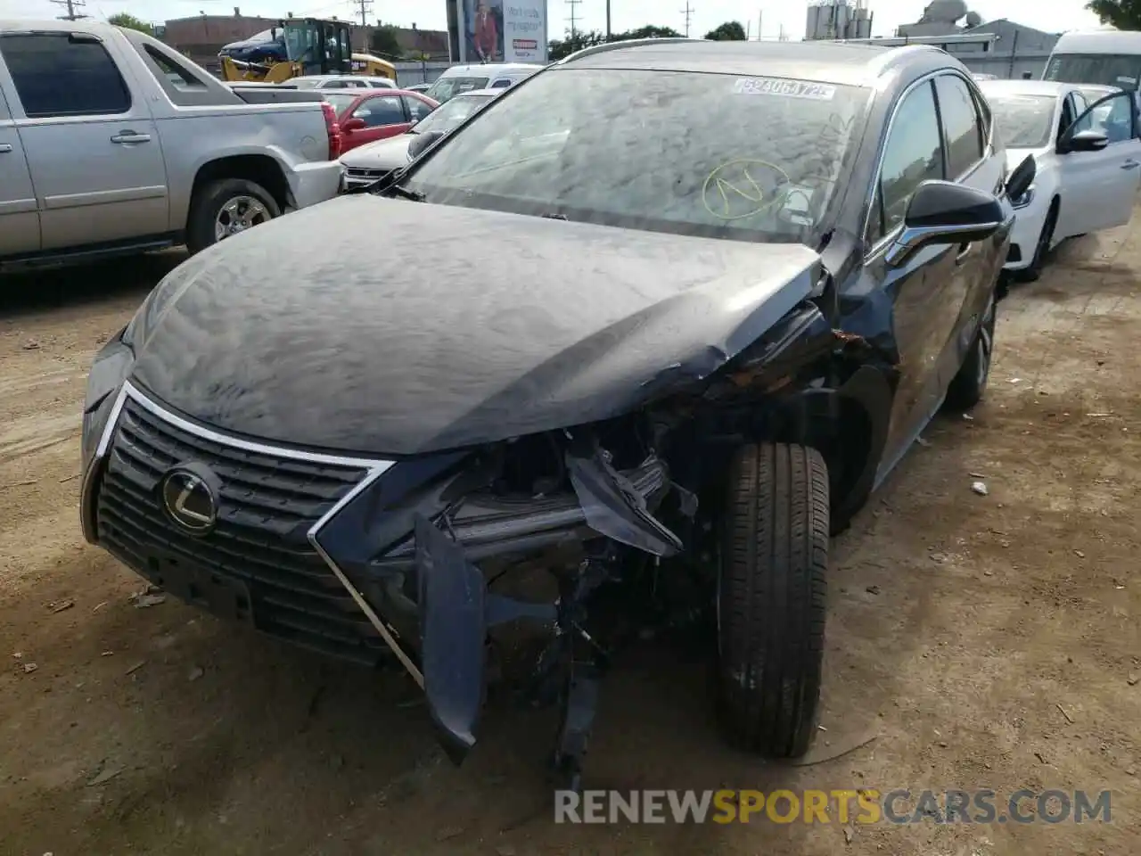 2 Photograph of a damaged car JTJGARDZ4L5002606 LEXUS NX 2020