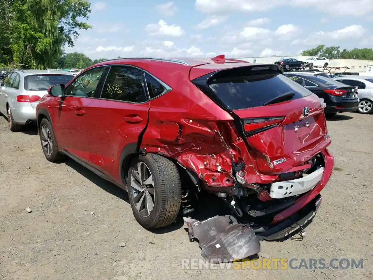 3 Photograph of a damaged car JTJGARDZ4L5005666 LEXUS NX 2020