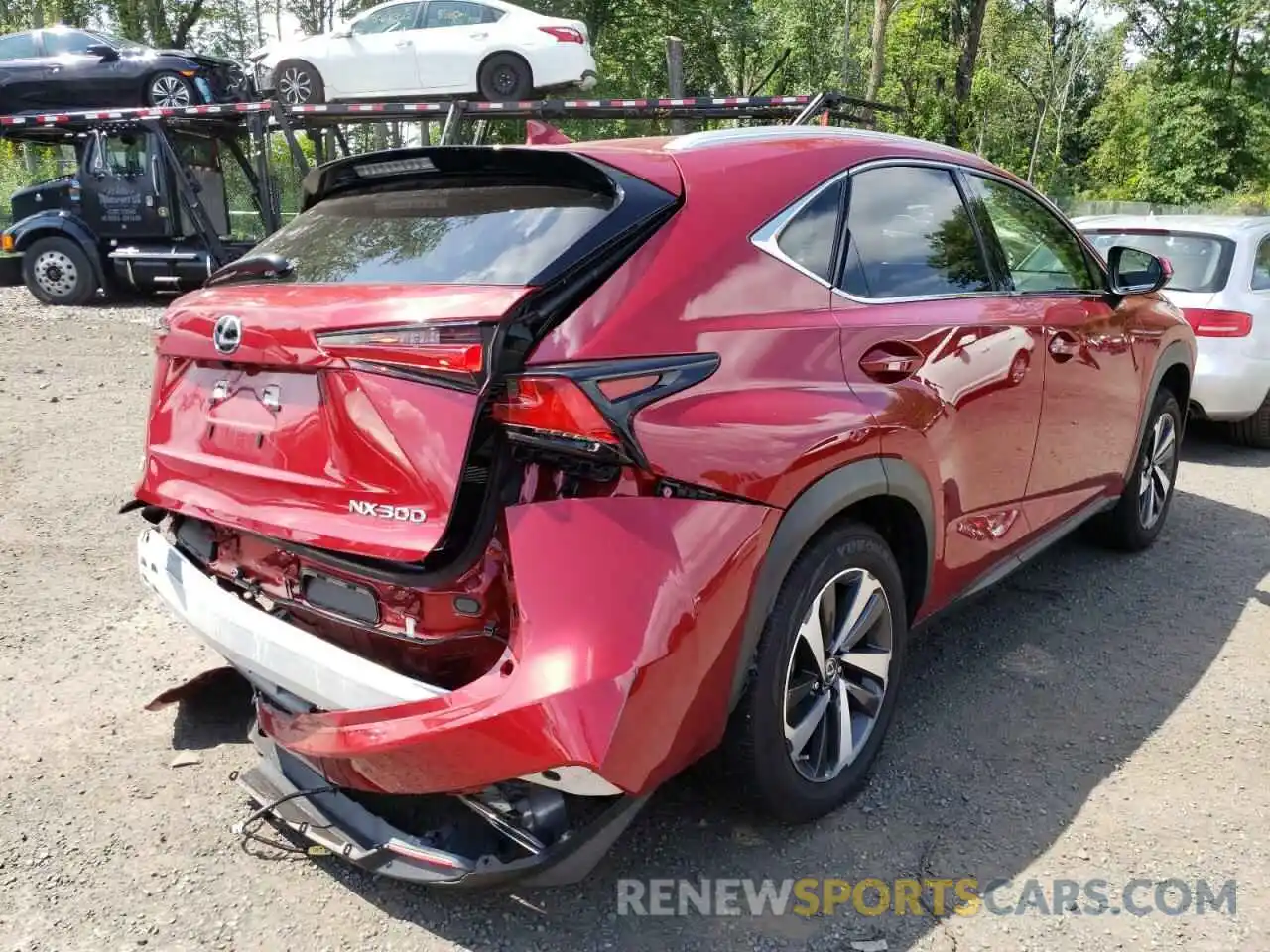 4 Photograph of a damaged car JTJGARDZ4L5005666 LEXUS NX 2020