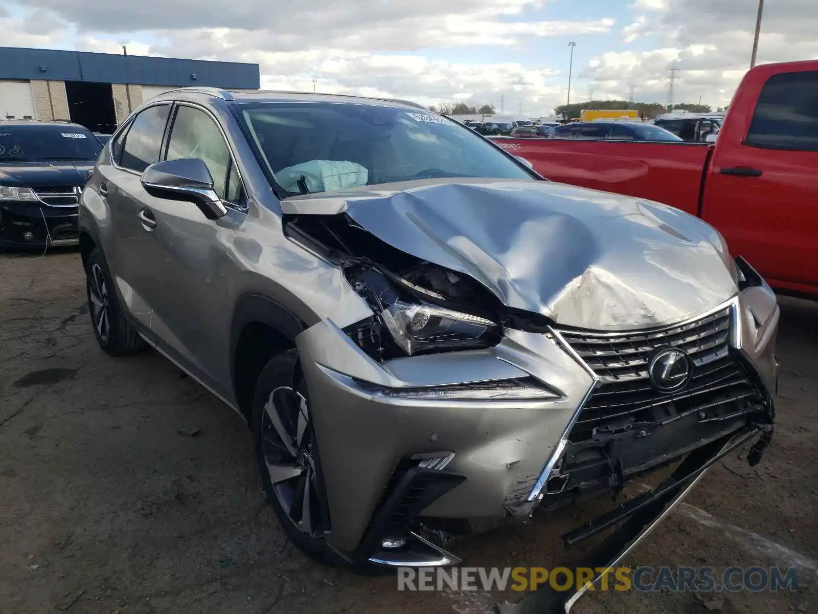 1 Photograph of a damaged car JTJGARDZ5L2220264 LEXUS NX 2020