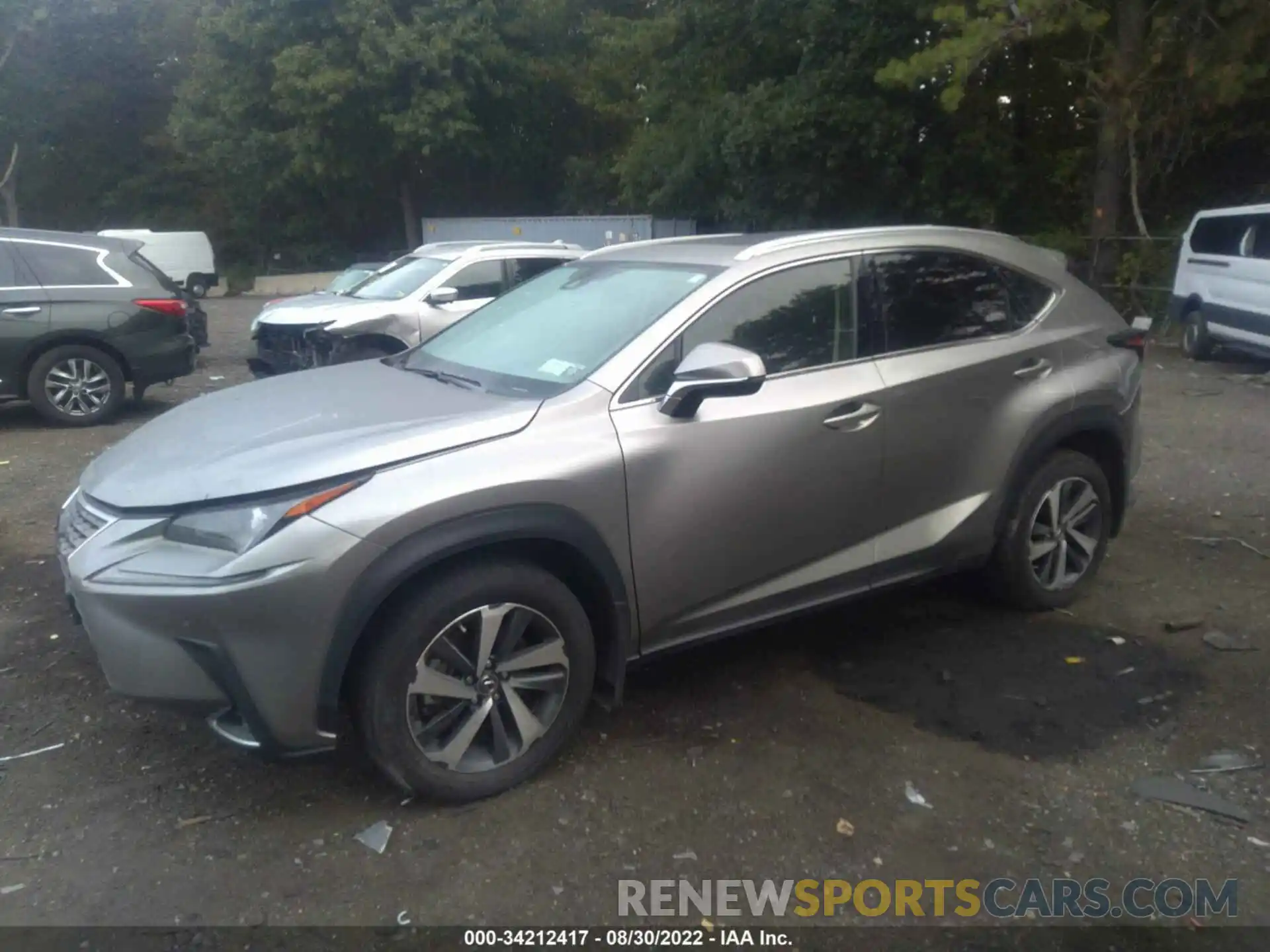 2 Фотография поврежденного автомобиля JTJGARDZ5L2221804 LEXUS NX 2020