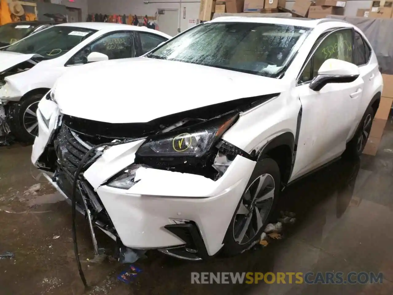 2 Фотография поврежденного автомобиля JTJGARDZ5L2222418 LEXUS NX 2020