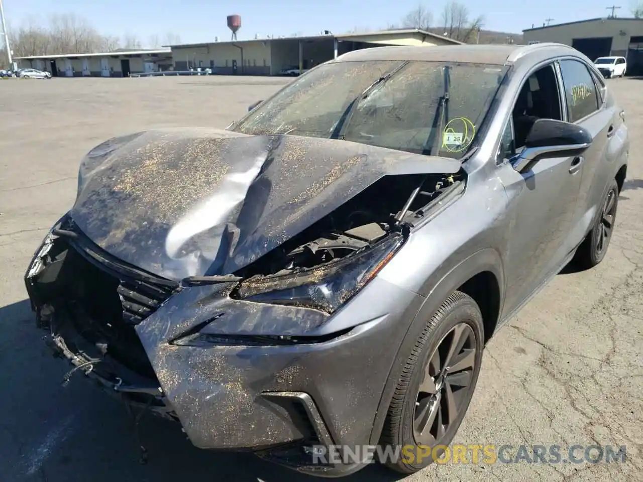 2 Фотография поврежденного автомобиля JTJGARDZ5L2229272 LEXUS NX 2020