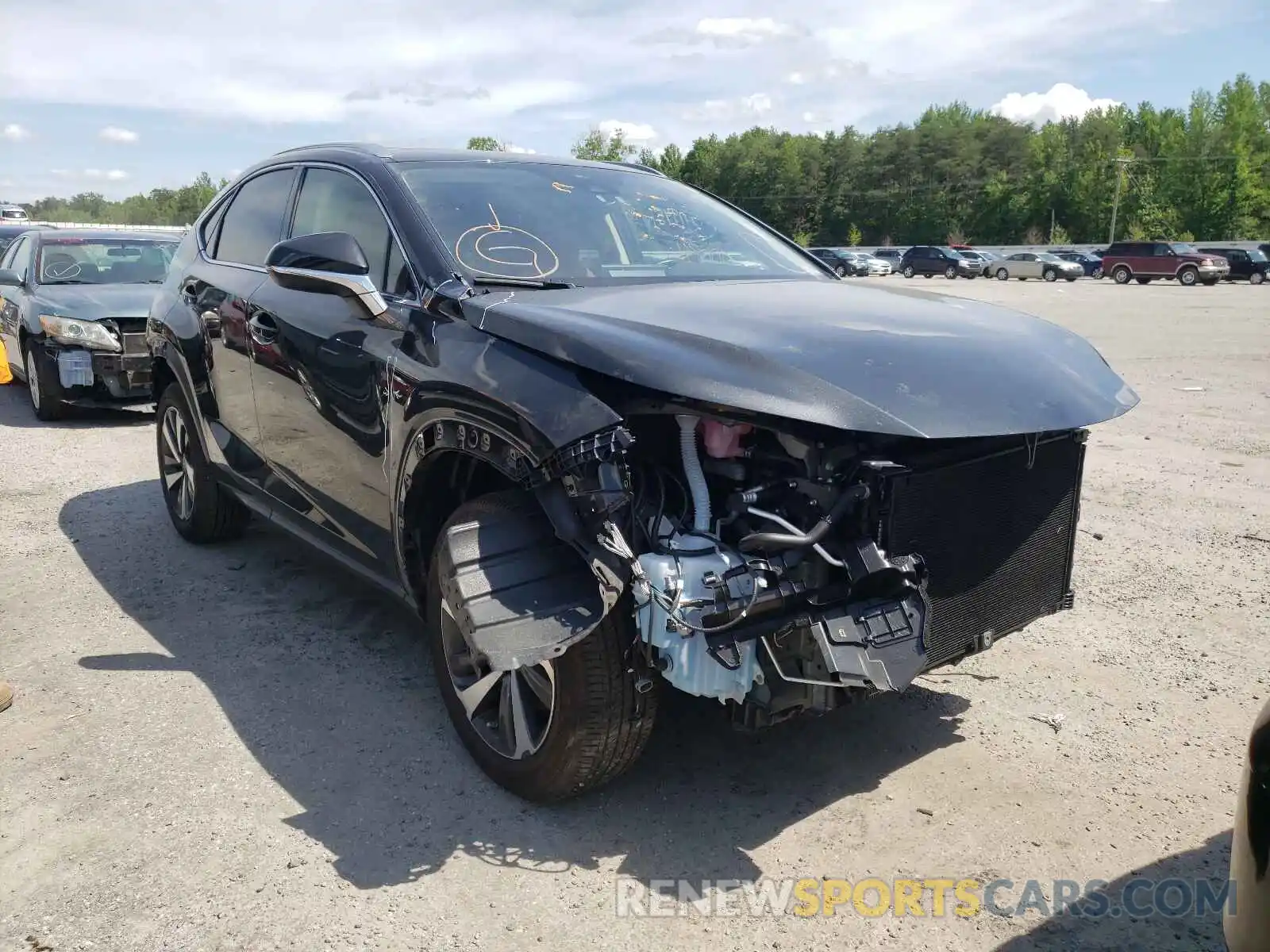 1 Photograph of a damaged car JTJGARDZ5L5005160 LEXUS NX 2020