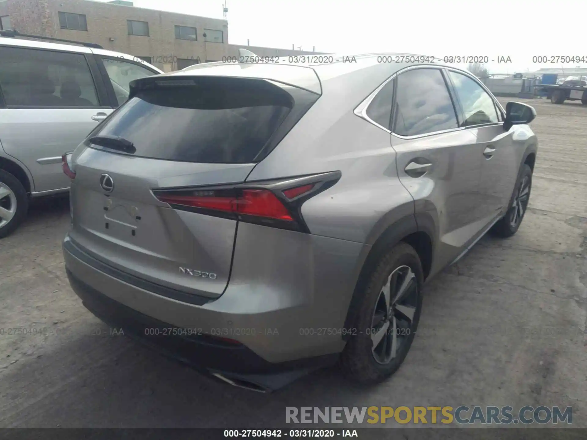 4 Фотография поврежденного автомобиля JTJGARDZ6L2225697 LEXUS NX 2020