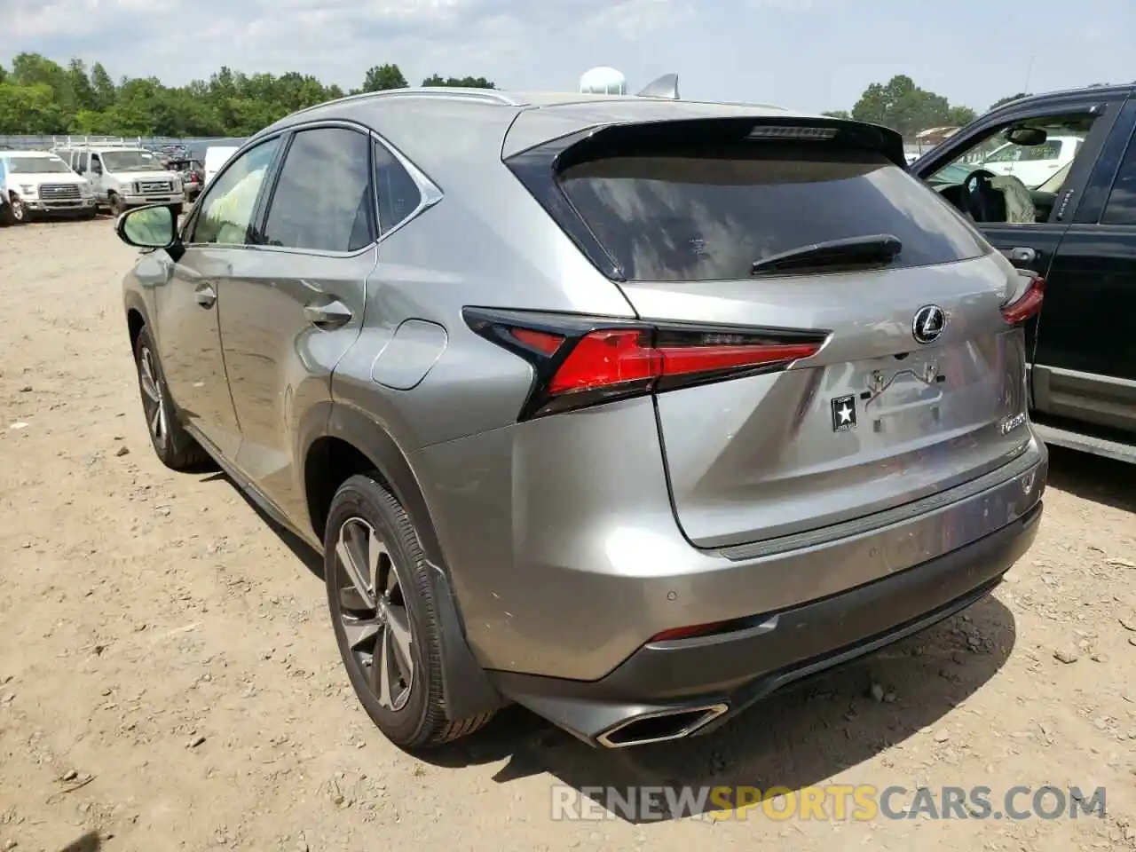 3 Фотография поврежденного автомобиля JTJGARDZ6L2225750 LEXUS NX 2020