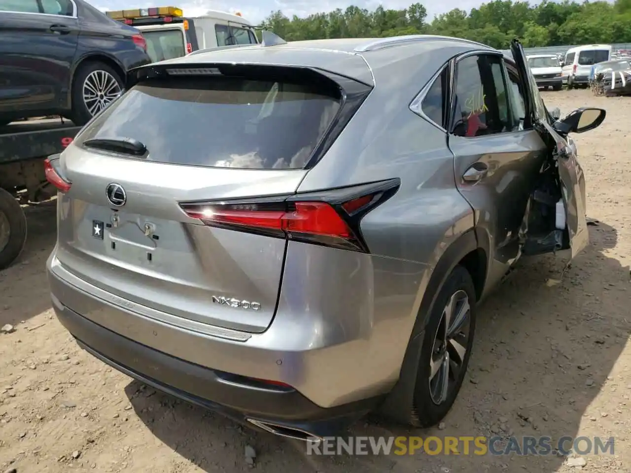 4 Фотография поврежденного автомобиля JTJGARDZ6L2225750 LEXUS NX 2020