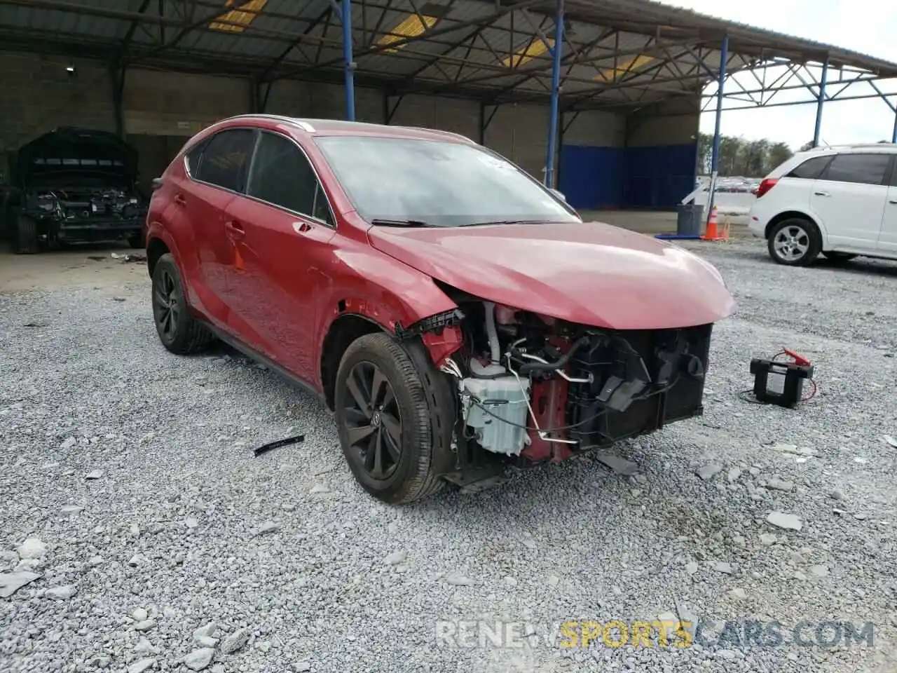 1 Photograph of a damaged car JTJGARDZ6L2228275 LEXUS NX 2020