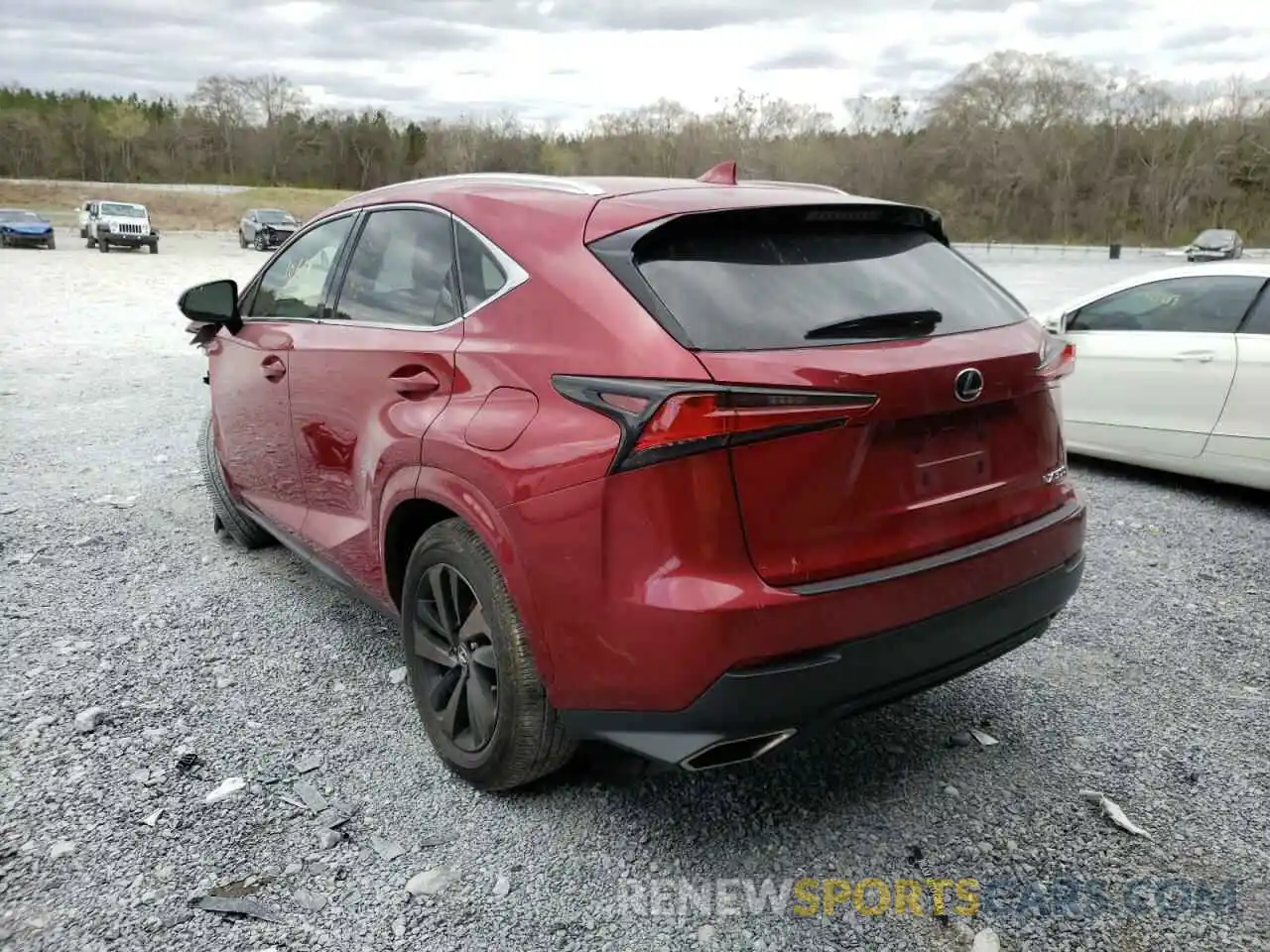 3 Photograph of a damaged car JTJGARDZ6L2228275 LEXUS NX 2020