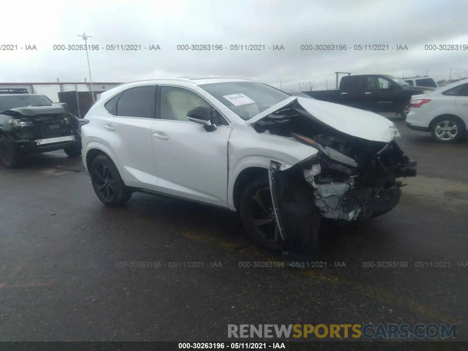 1 Photograph of a damaged car JTJGARDZ6L2229636 LEXUS NX 2020