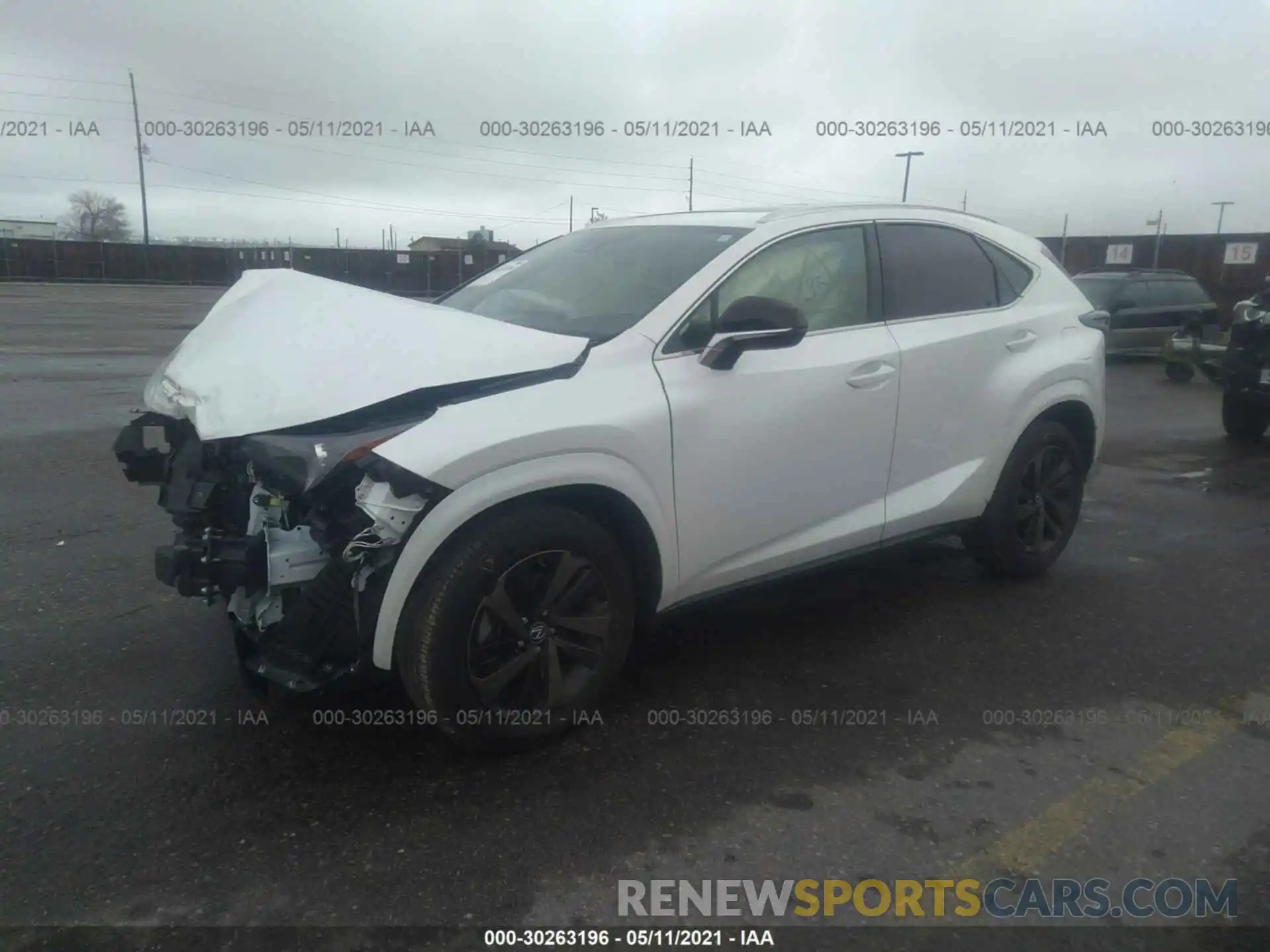 2 Photograph of a damaged car JTJGARDZ6L2229636 LEXUS NX 2020