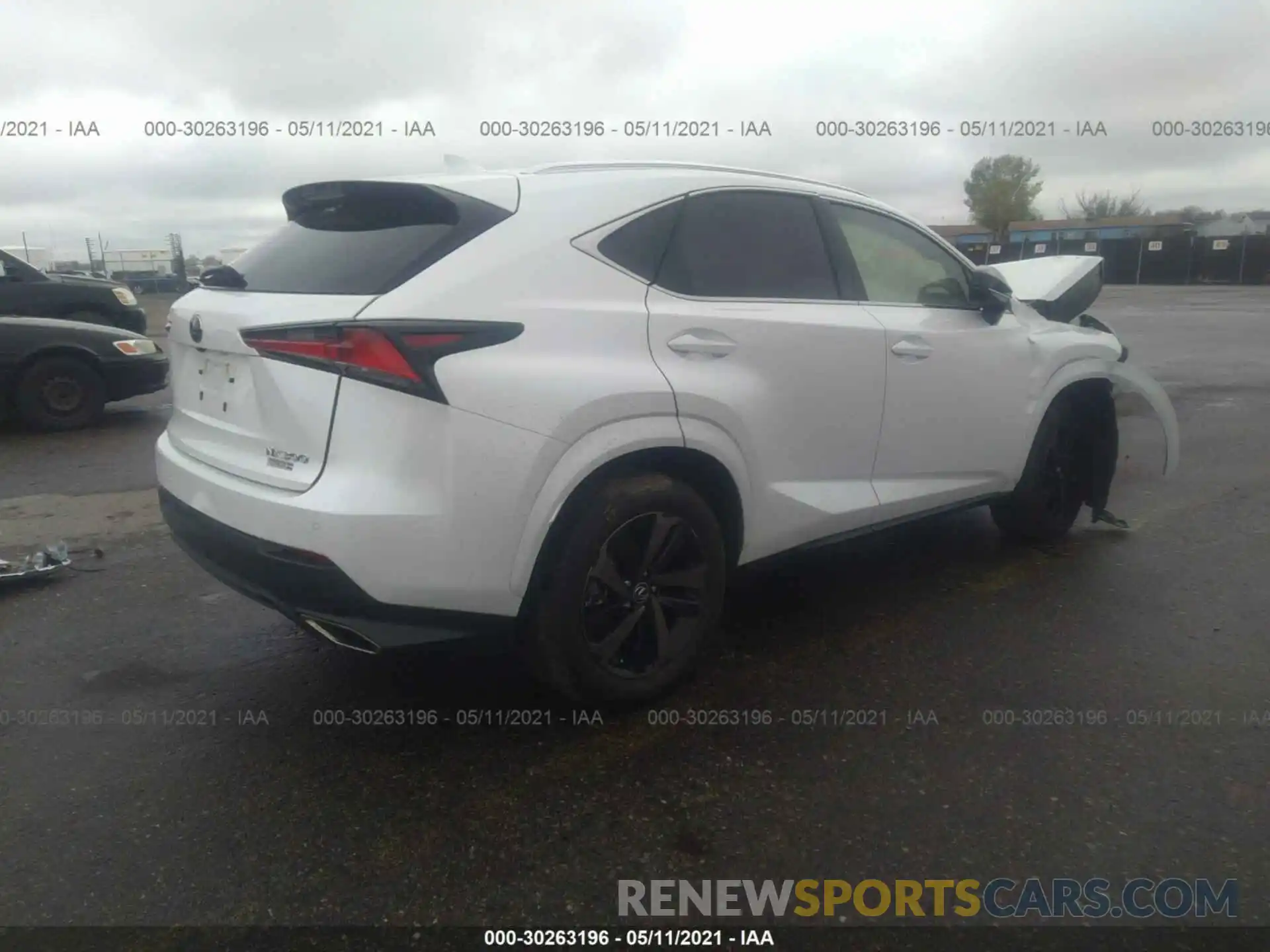 4 Фотография поврежденного автомобиля JTJGARDZ6L2229636 LEXUS NX 2020