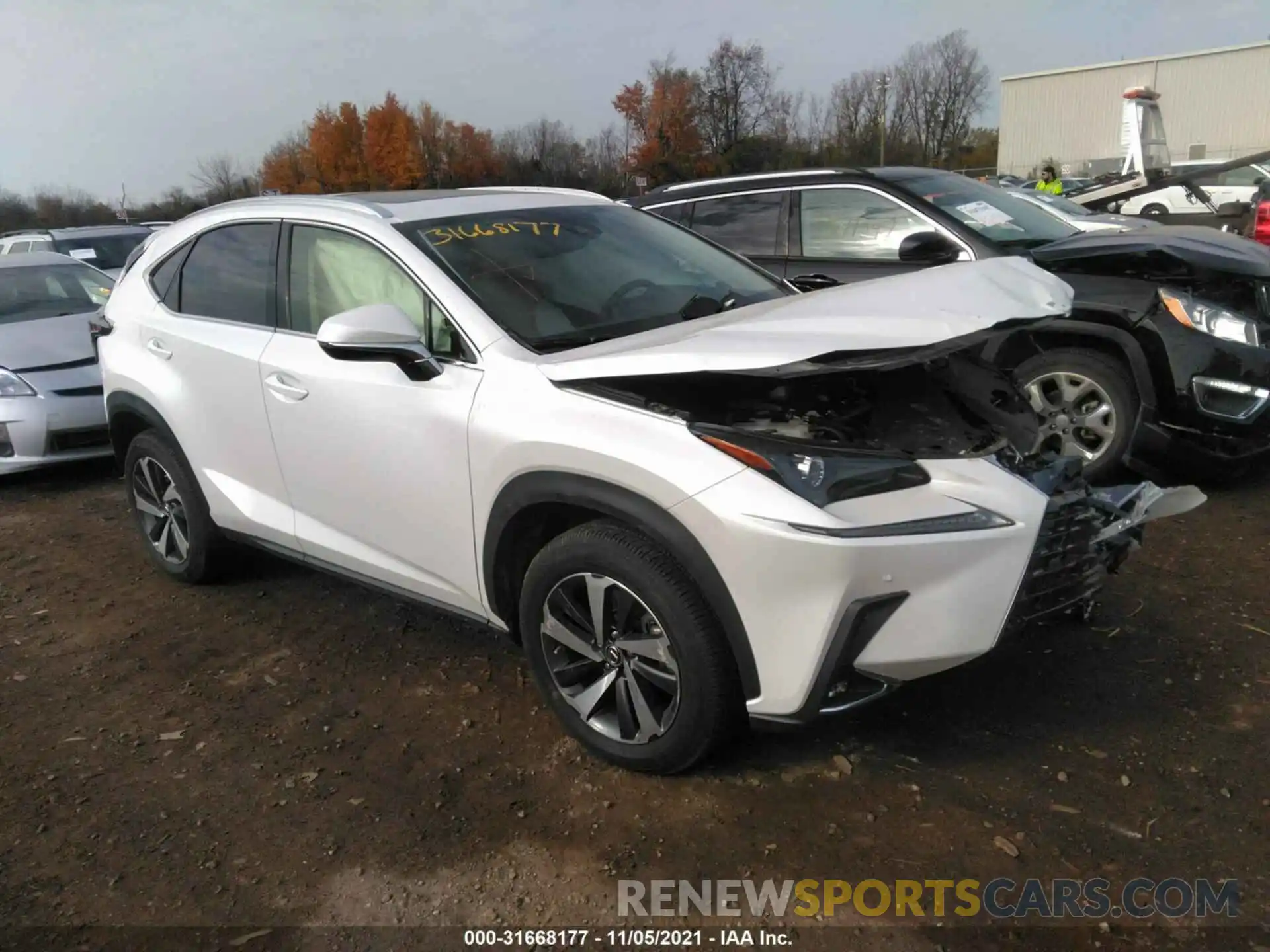 1 Photograph of a damaged car JTJGARDZ6L5003417 LEXUS NX 2020