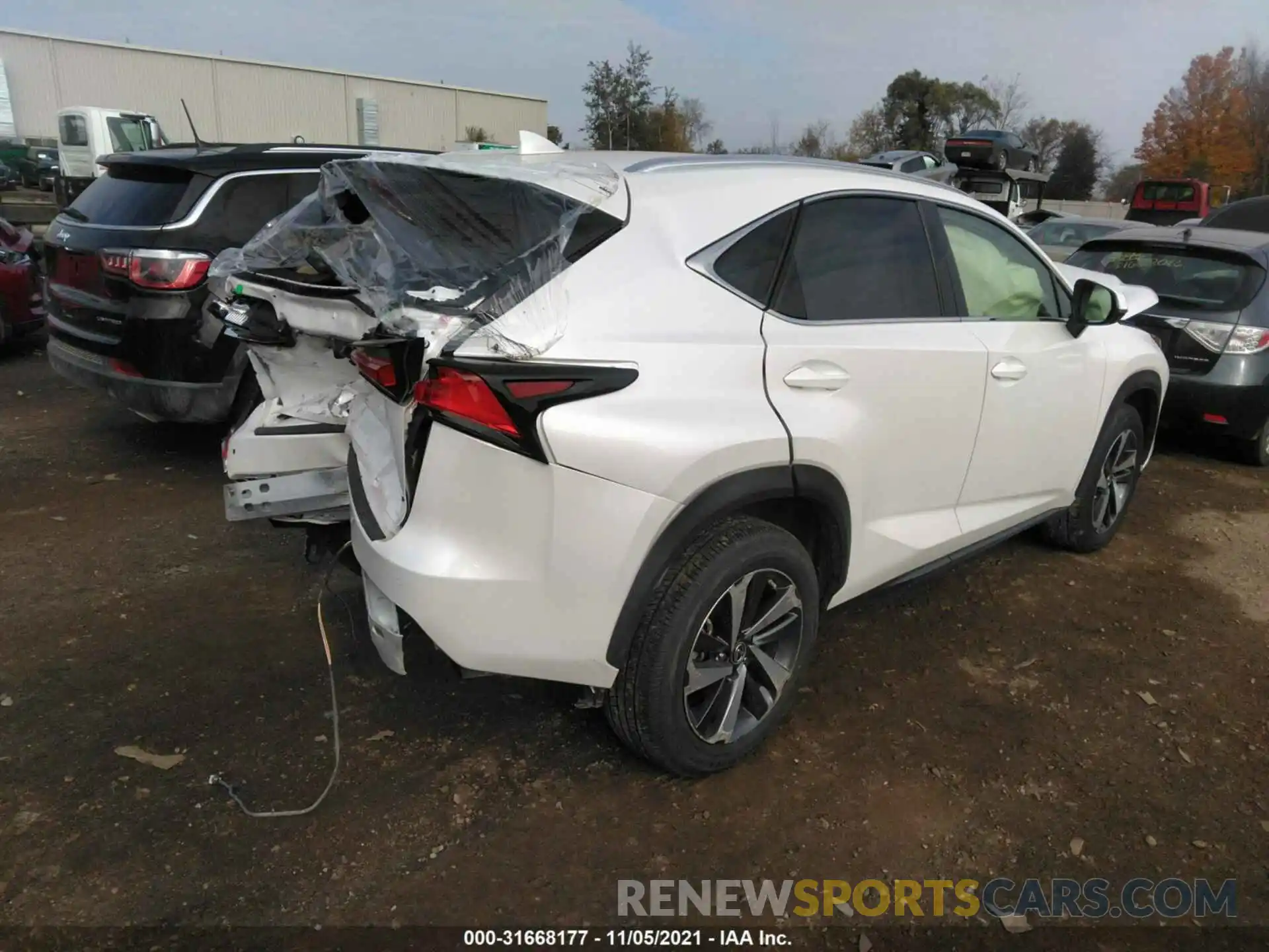 4 Фотография поврежденного автомобиля JTJGARDZ6L5003417 LEXUS NX 2020